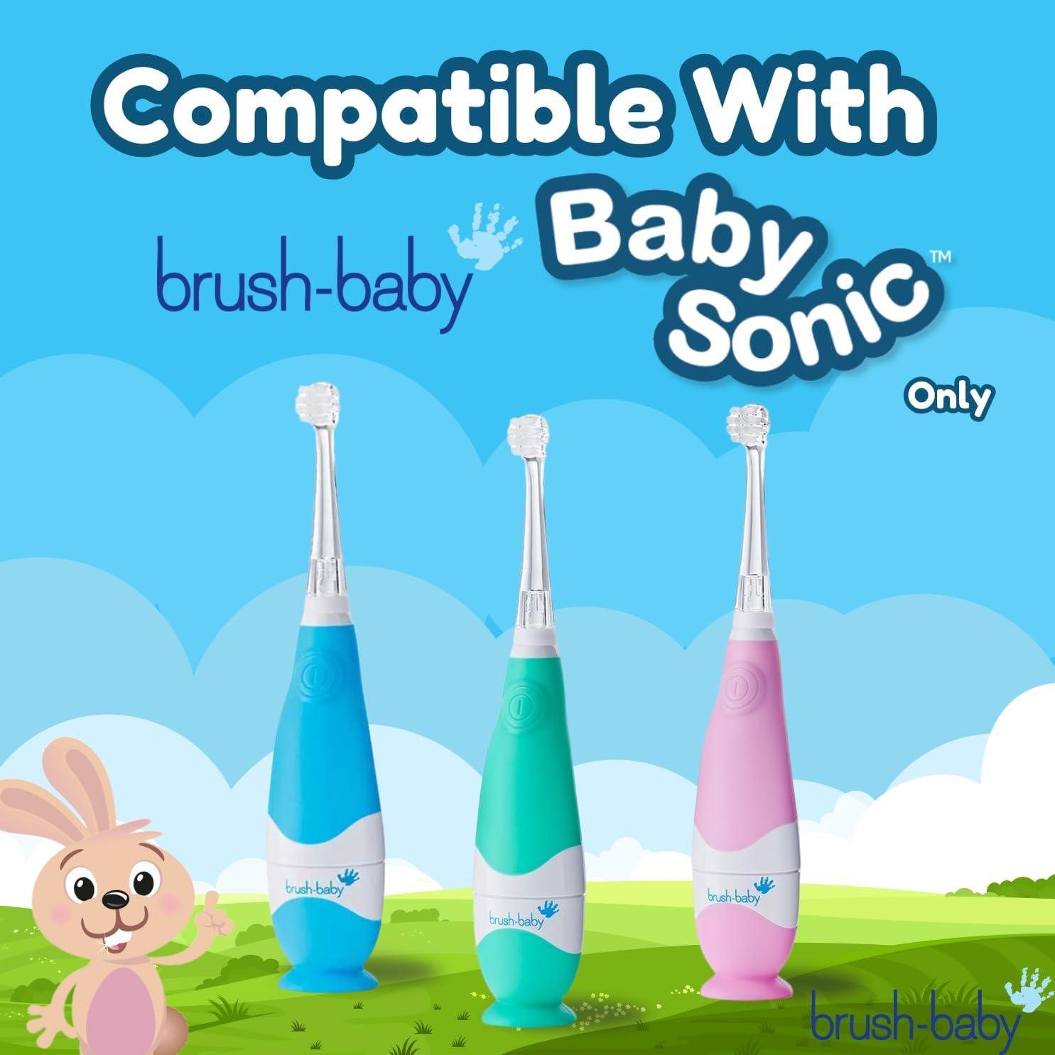Cabezas de Repuesto BabySonic Brush-Baby 0-18 Meses (2 Unidades)