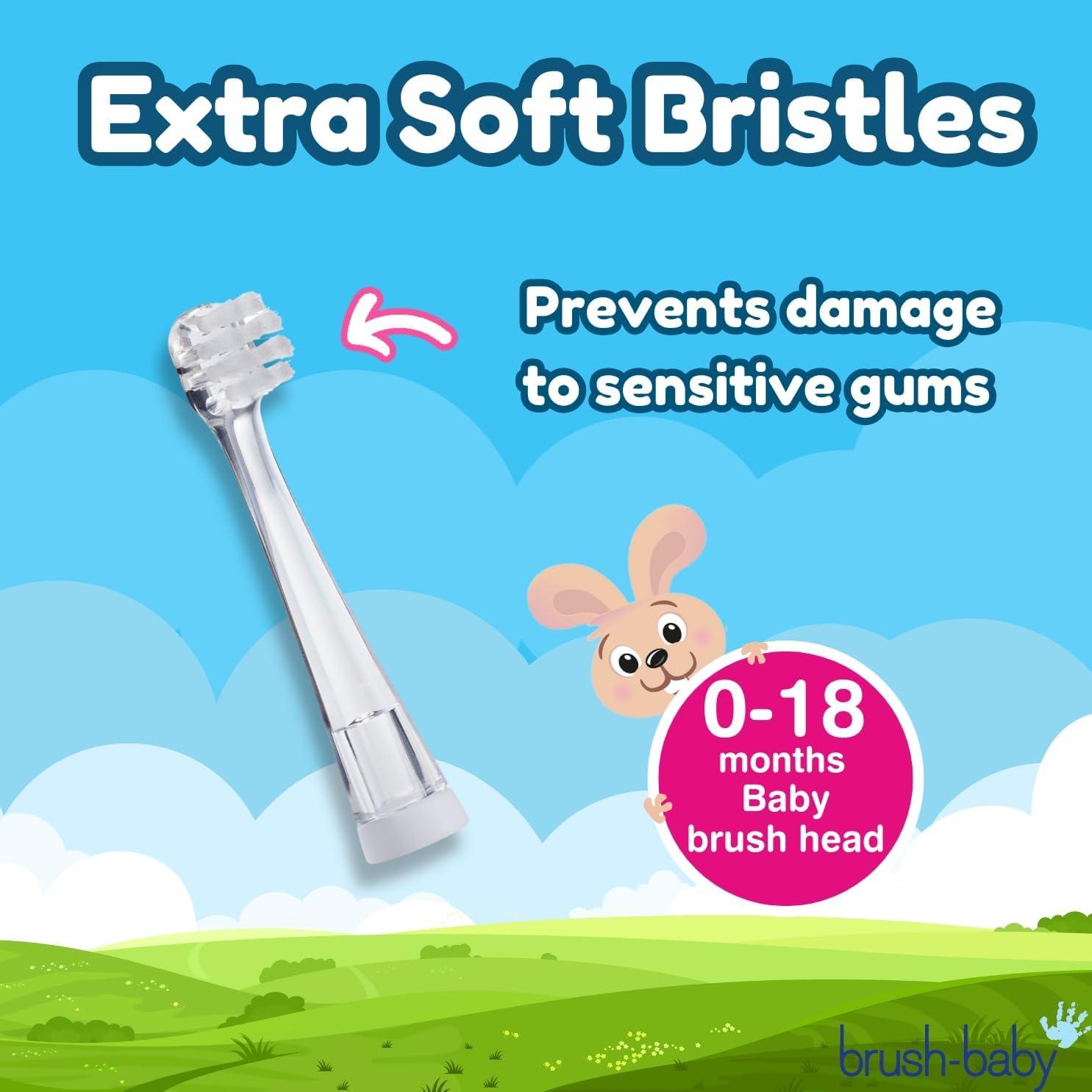 Cabezas de Repuesto BabySonic Brush-Baby 0-18 Meses (2 Unidades)