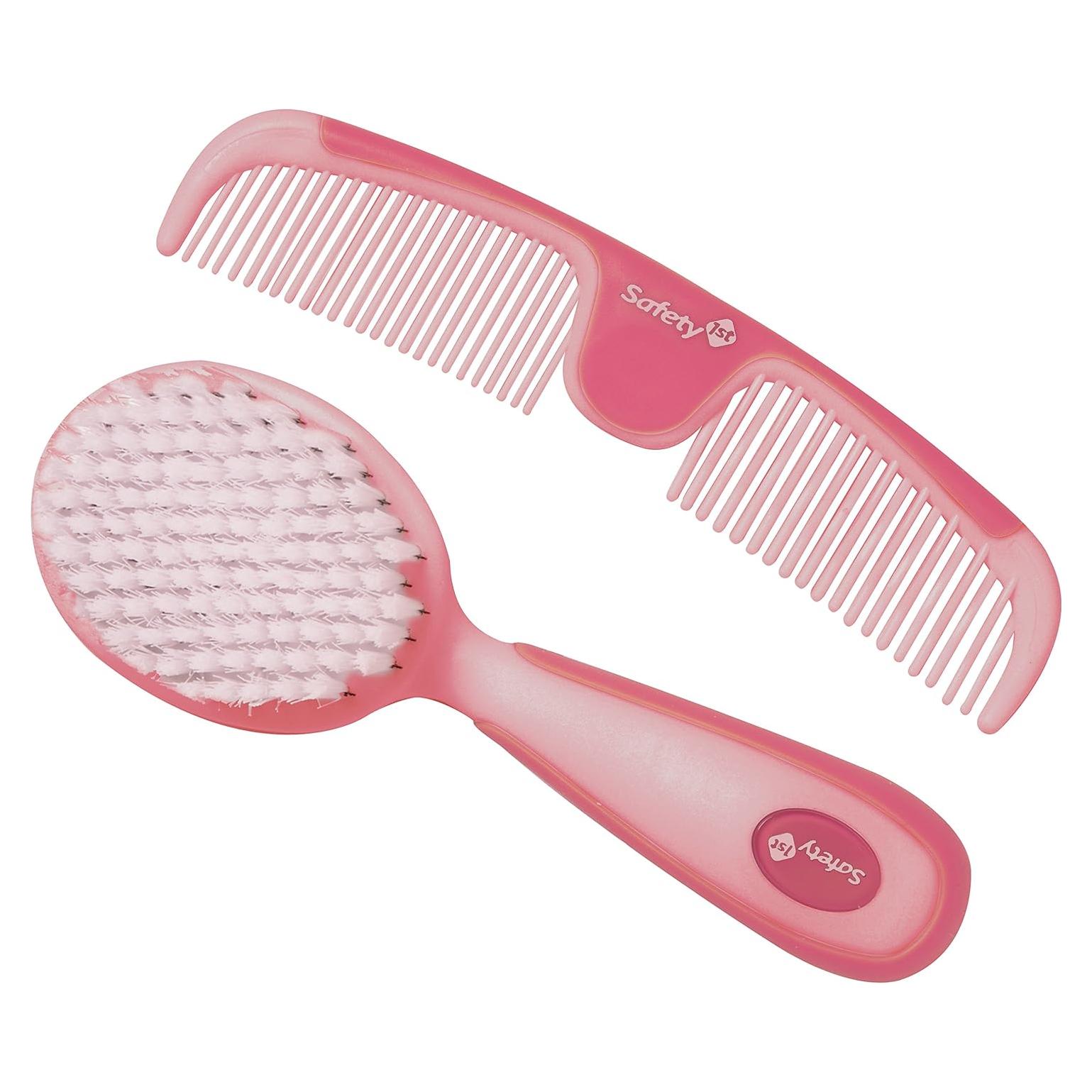 Cepillo y Peine Ergonómico Safety 1st Frambuesa