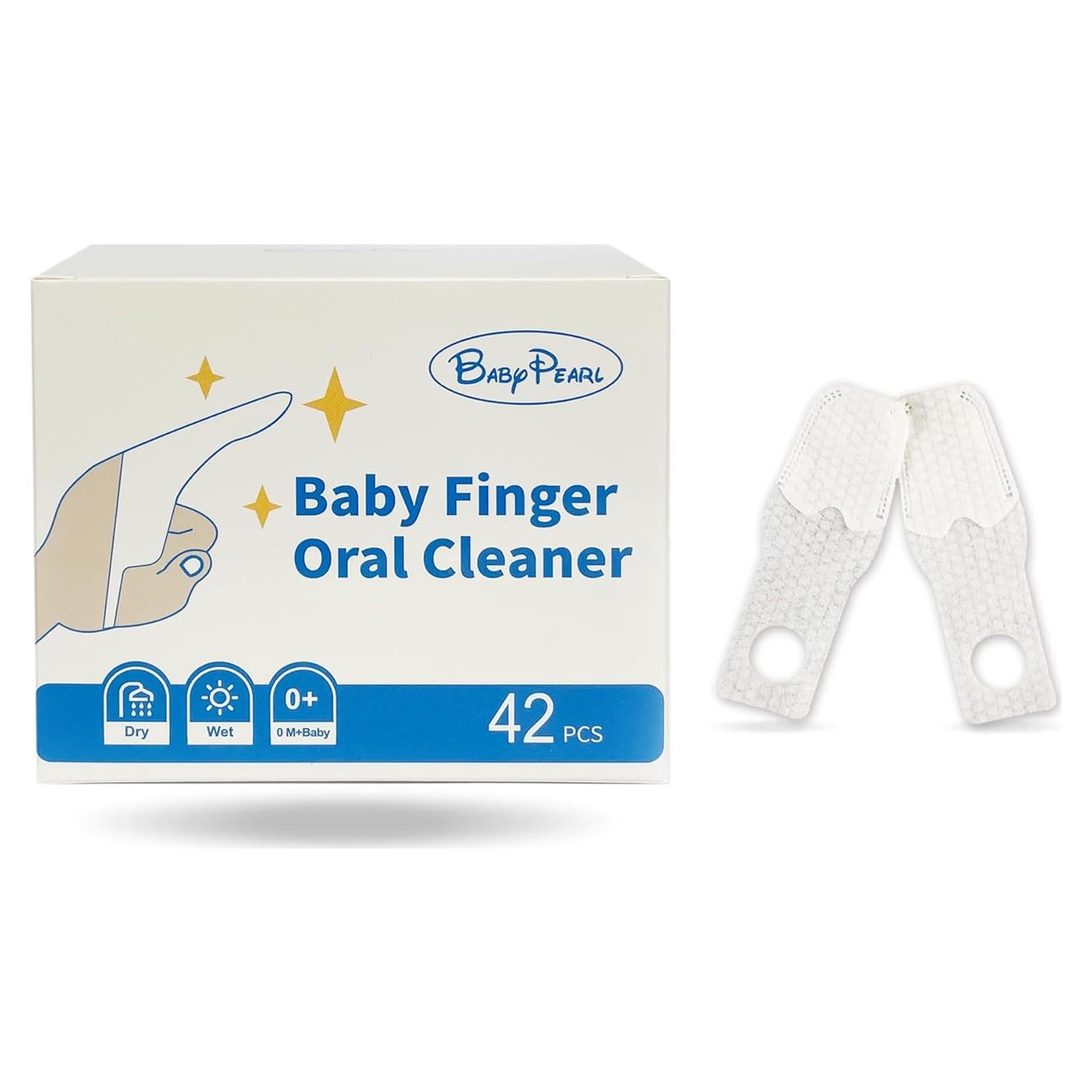 Limpiador Oral de Dedo BabyPearl 42 Unidades para Bebés