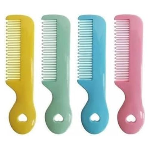 Juego de 4 Peines Redondos Coloridos Jizlan para Bebé