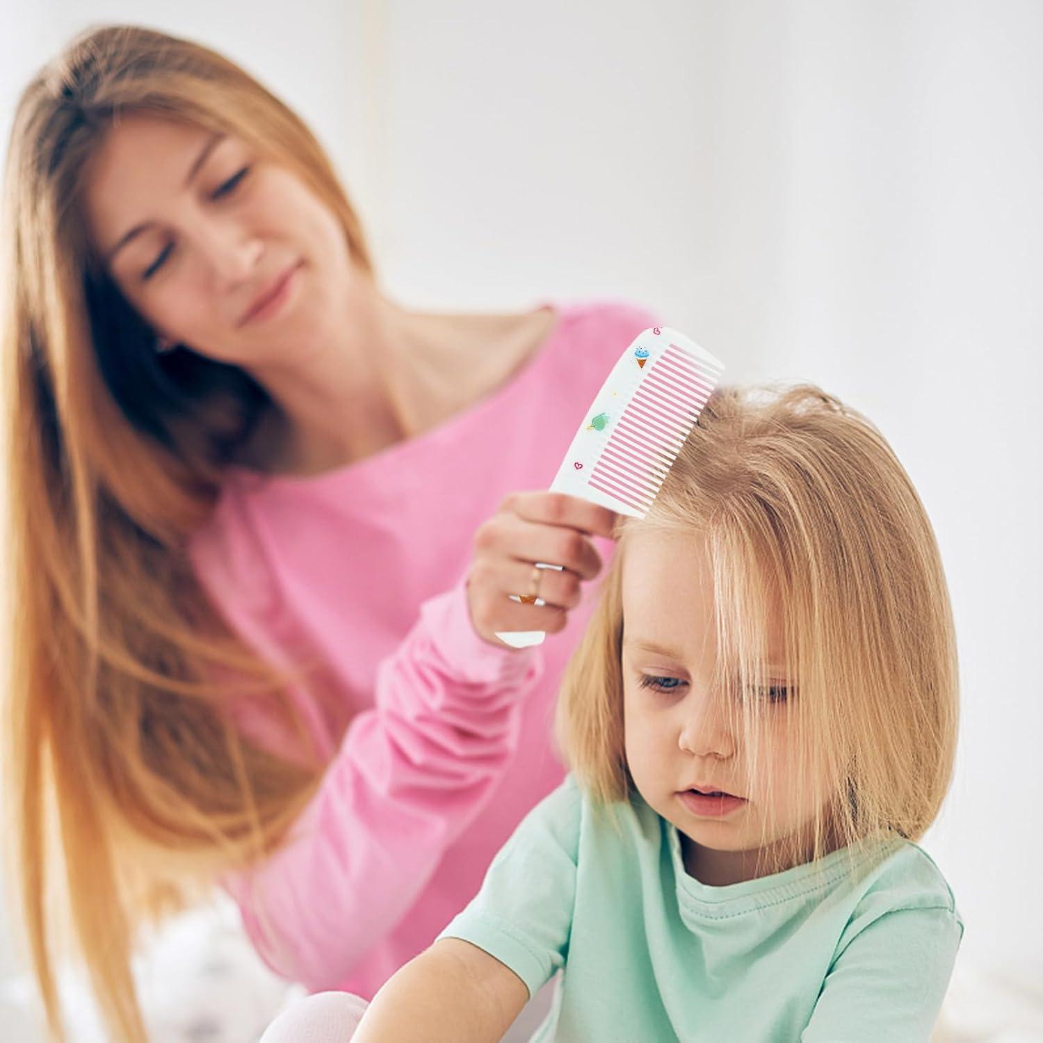 Set de 6 Peines para Niños Braxan - Colores Azul y Rosa