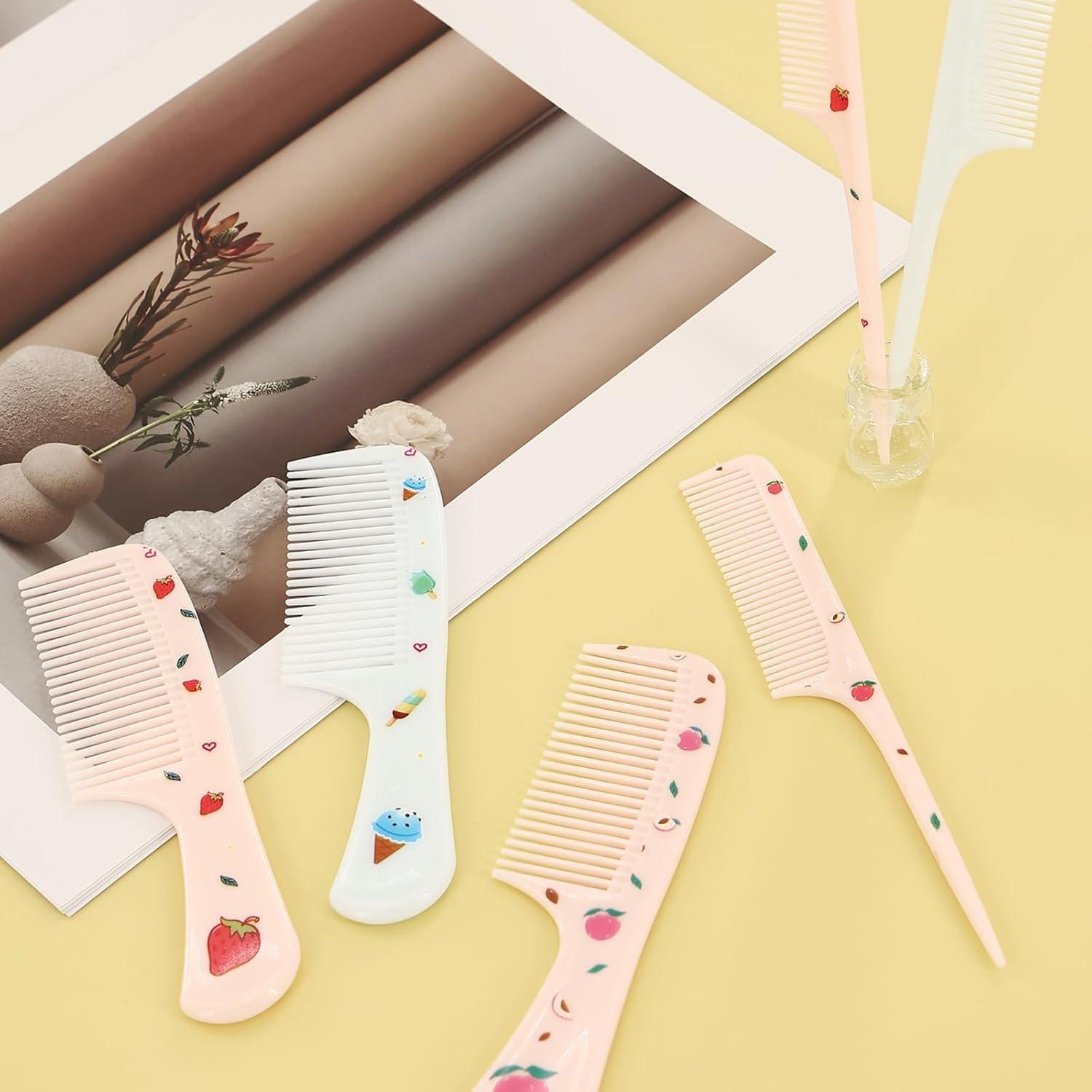 Set de 6 Peines para Niños Braxan - Colores Azul y Rosa