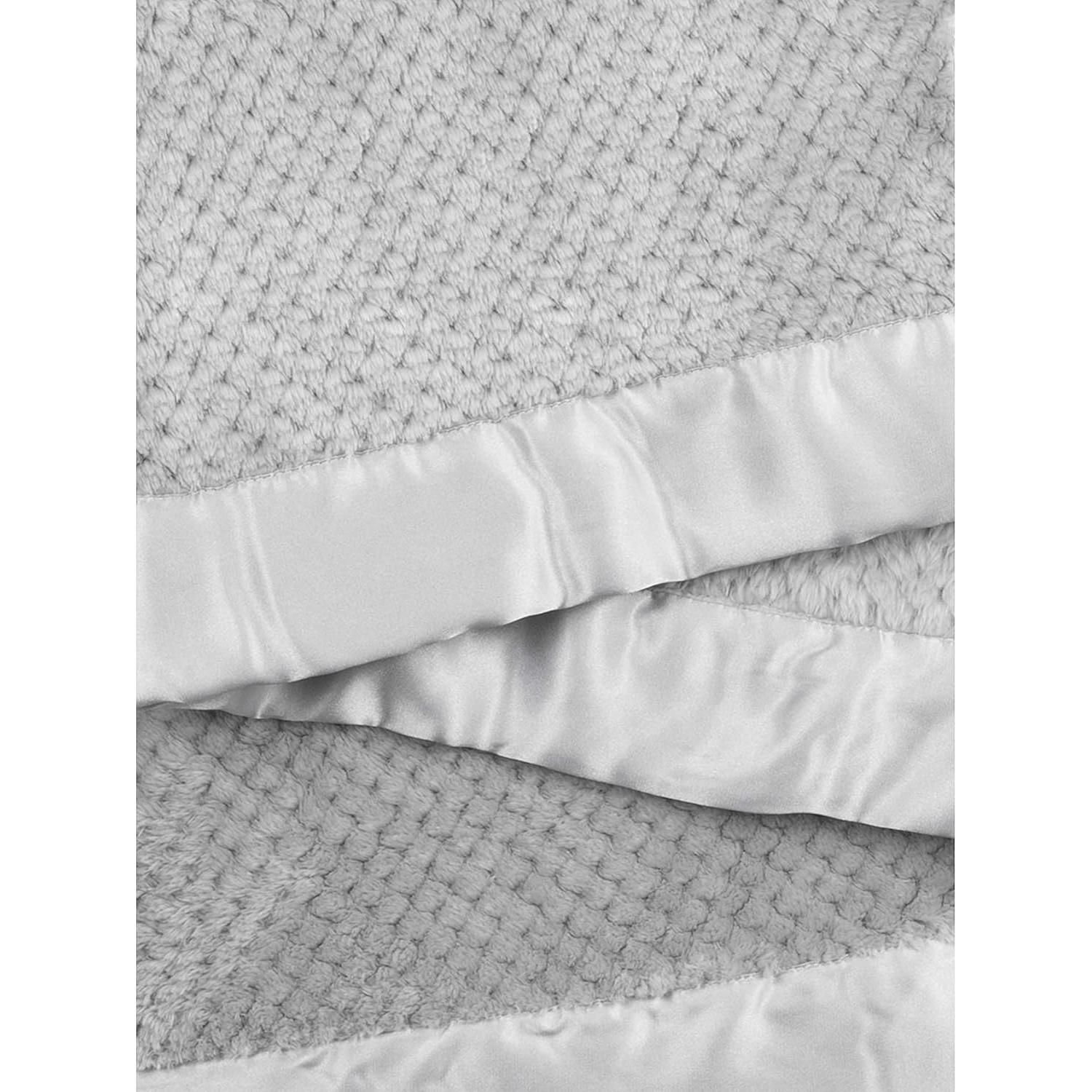 Manta de Bebé Honeycomb Little Giraffe 91x77 cm Plata