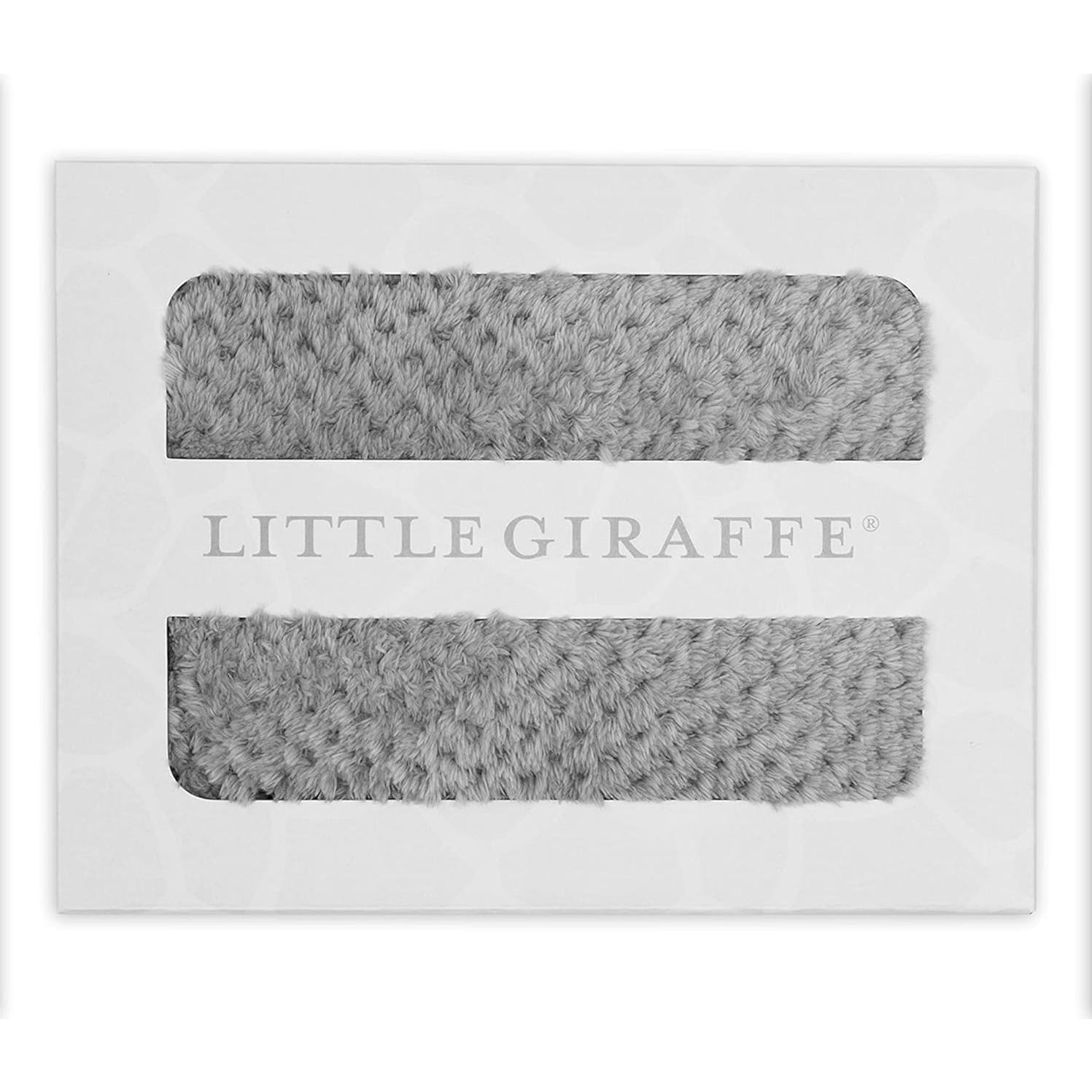 Manta de Bebé Honeycomb Little Giraffe 91x77 cm Plata