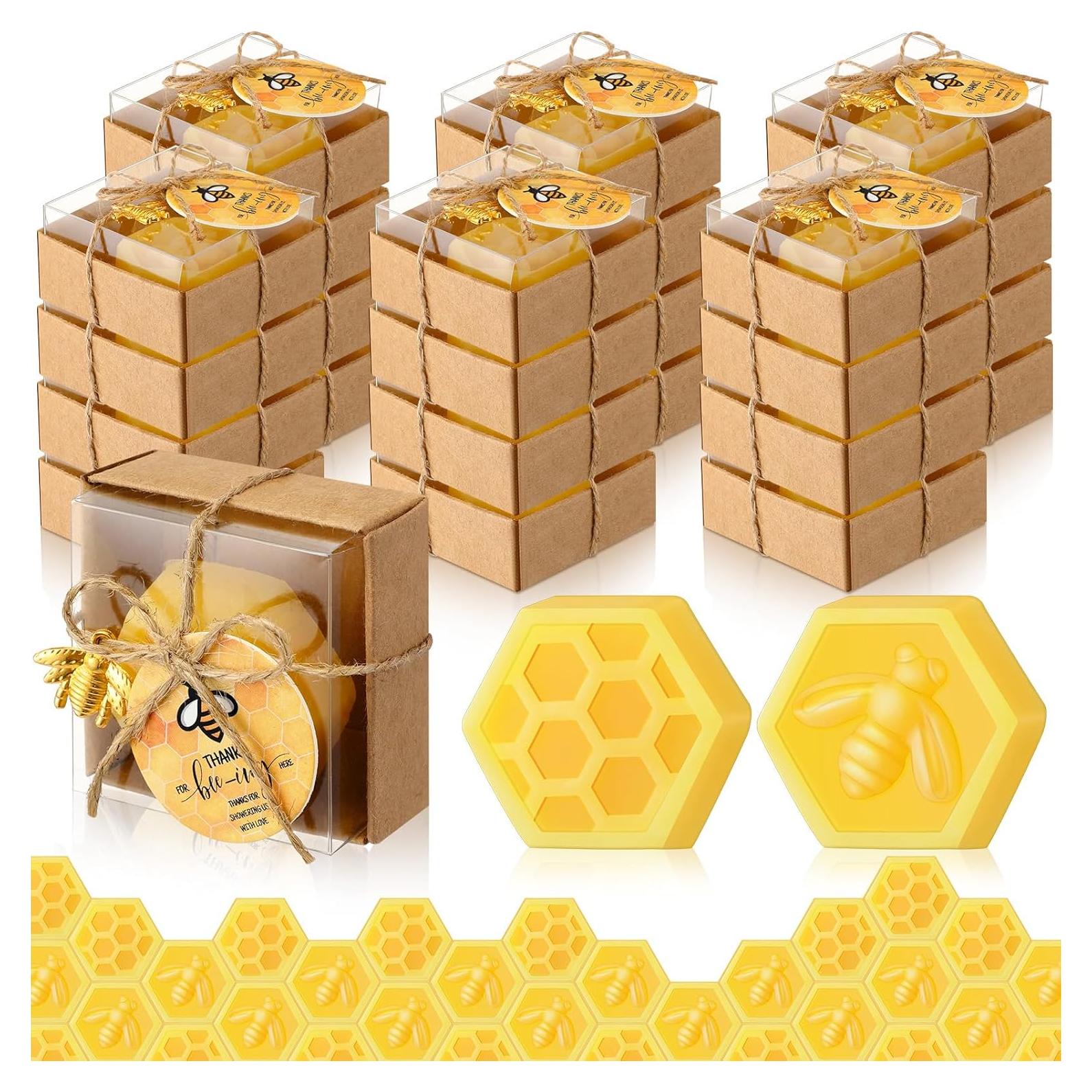 48 Jabones Aromatizados Abeja Panal Dimsile Baby Shower