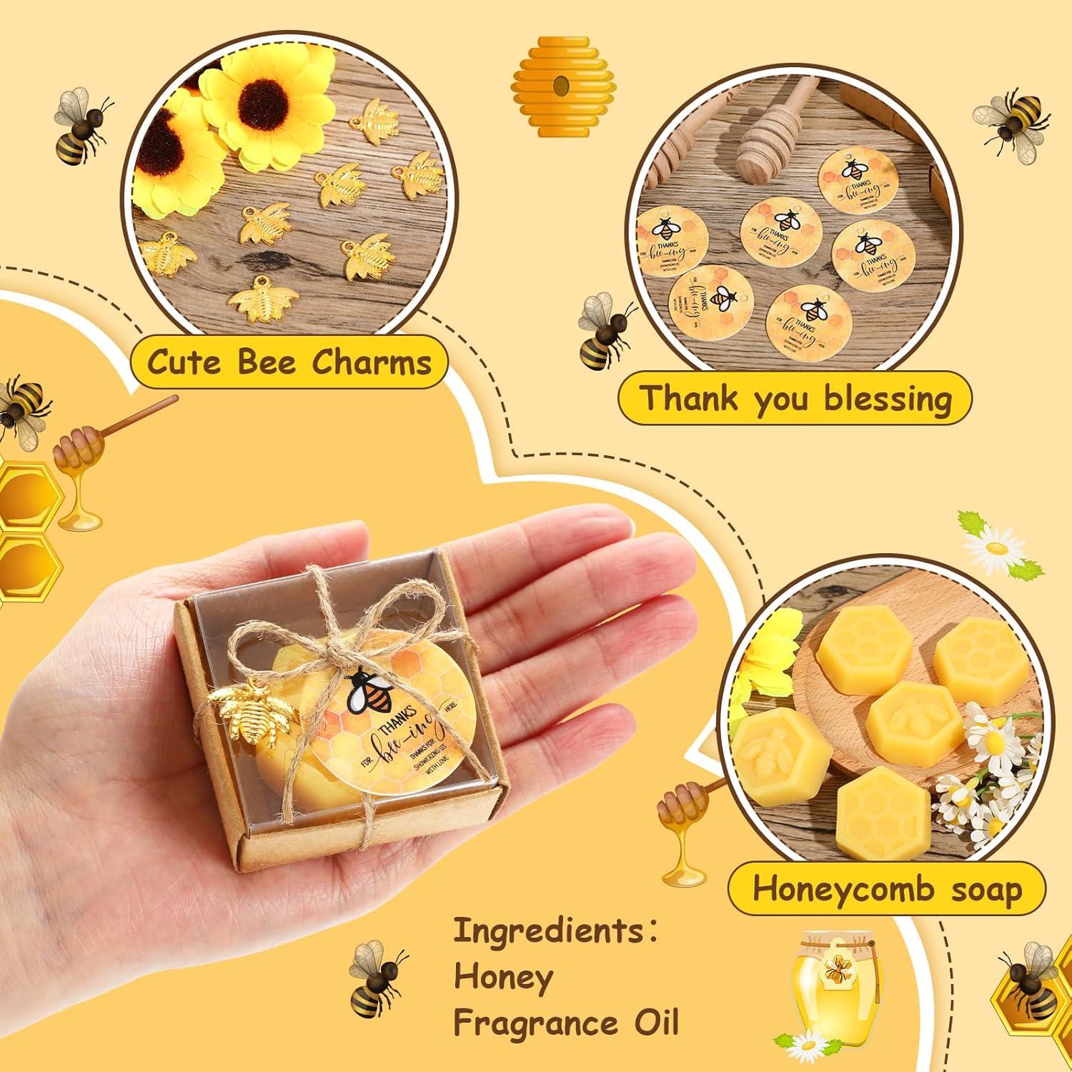 48 Jabones Aromatizados Abeja Panal Dimsile Baby Shower