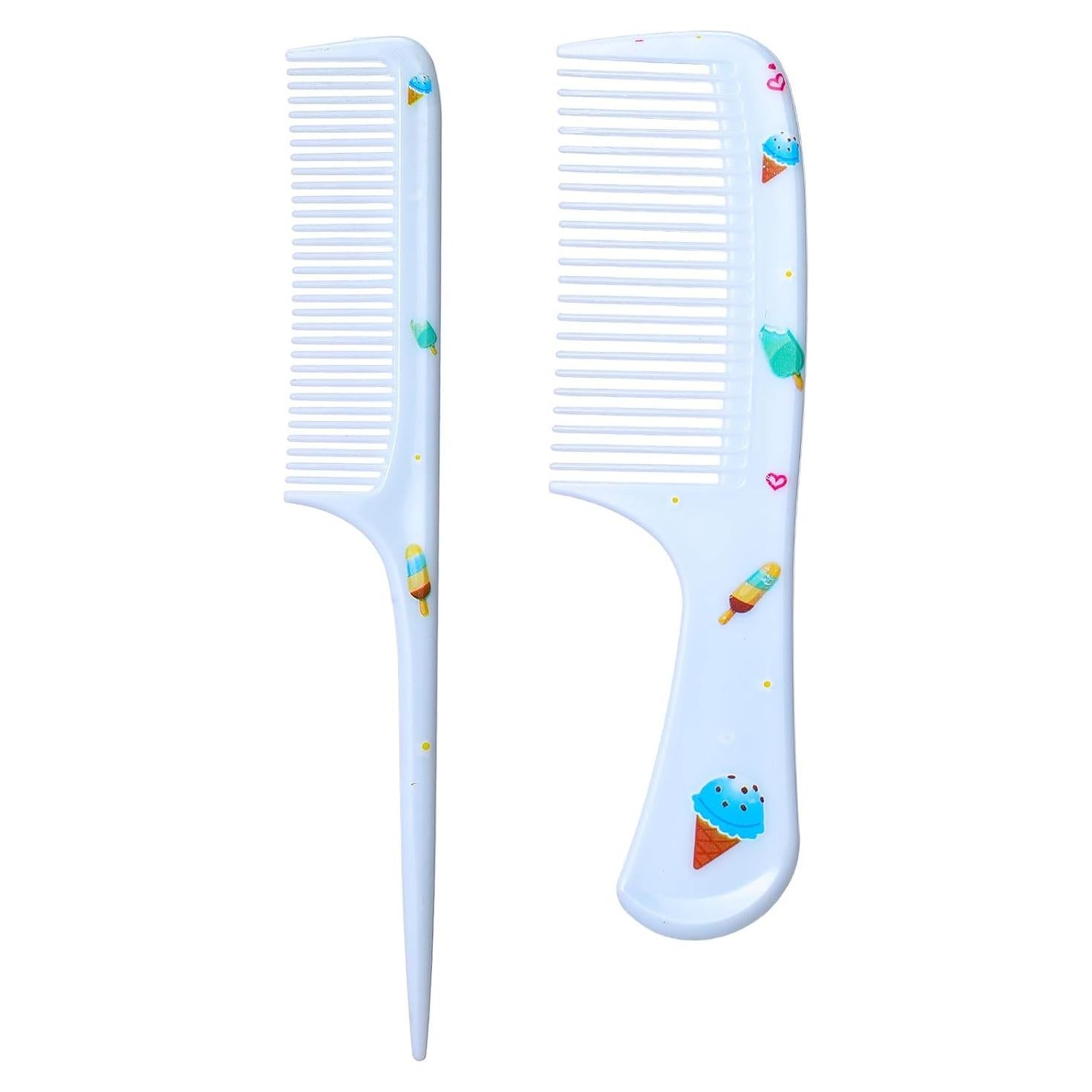 Juego de 2 Peines Mini Azul Xinjoduz para Todo Tipo de Cabello