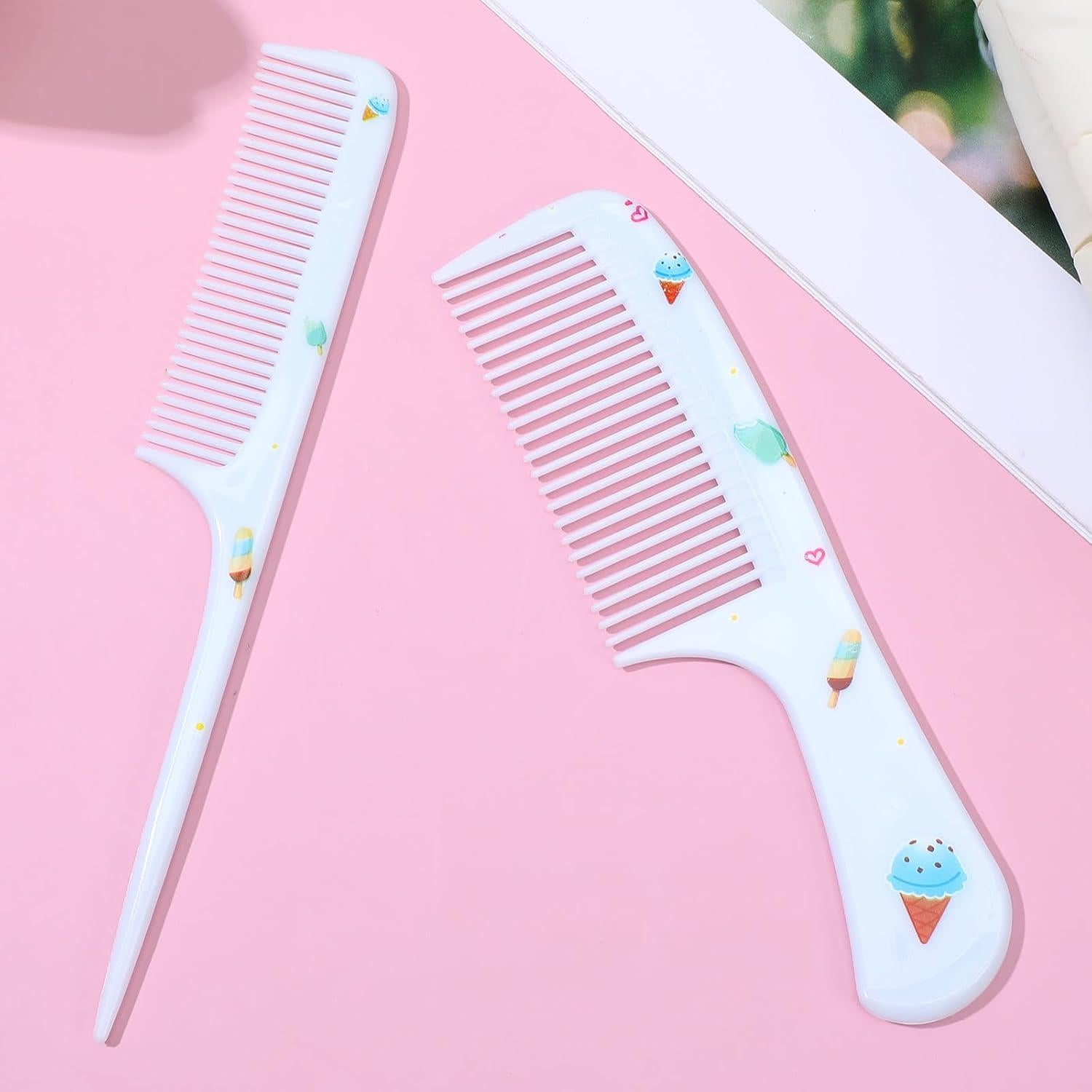 Juego de 2 Peines Mini Azul Xinjoduz para Todo Tipo de Cabello