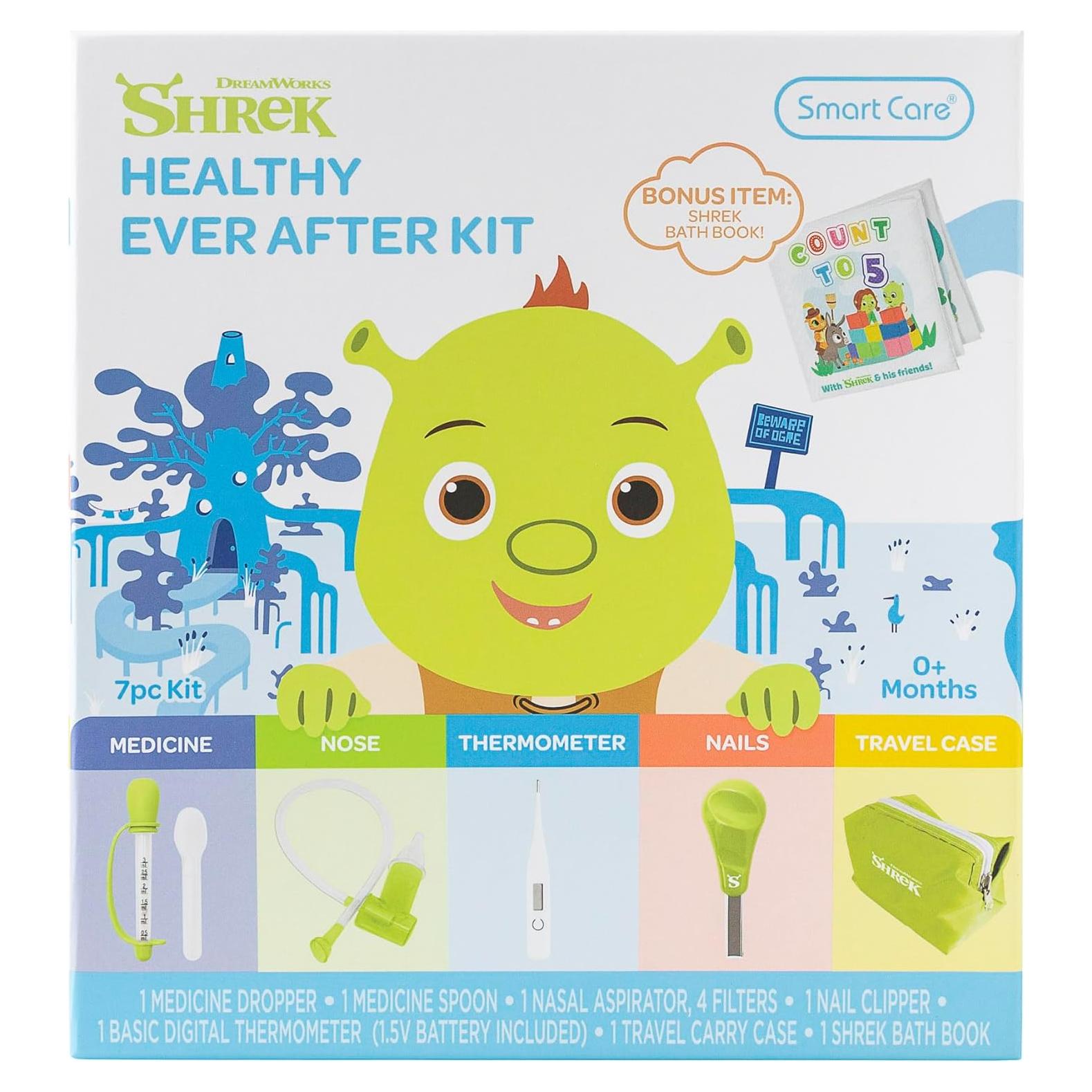 Kit de Cuidado Infantil Shrek Smart Care 7 Piezas Esenciales