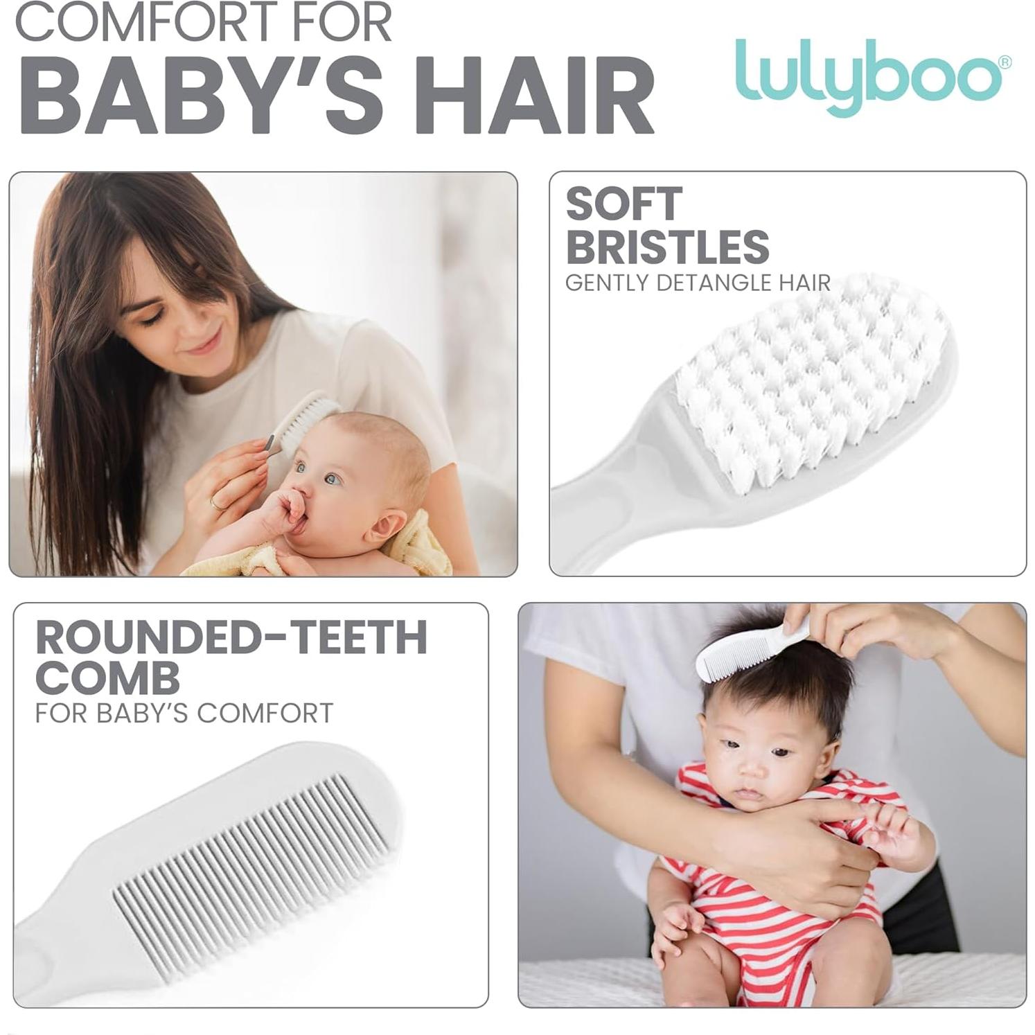 Kit de Aseo para Bebés Lulyboo 14 Piezas con Bolsa de Viaje