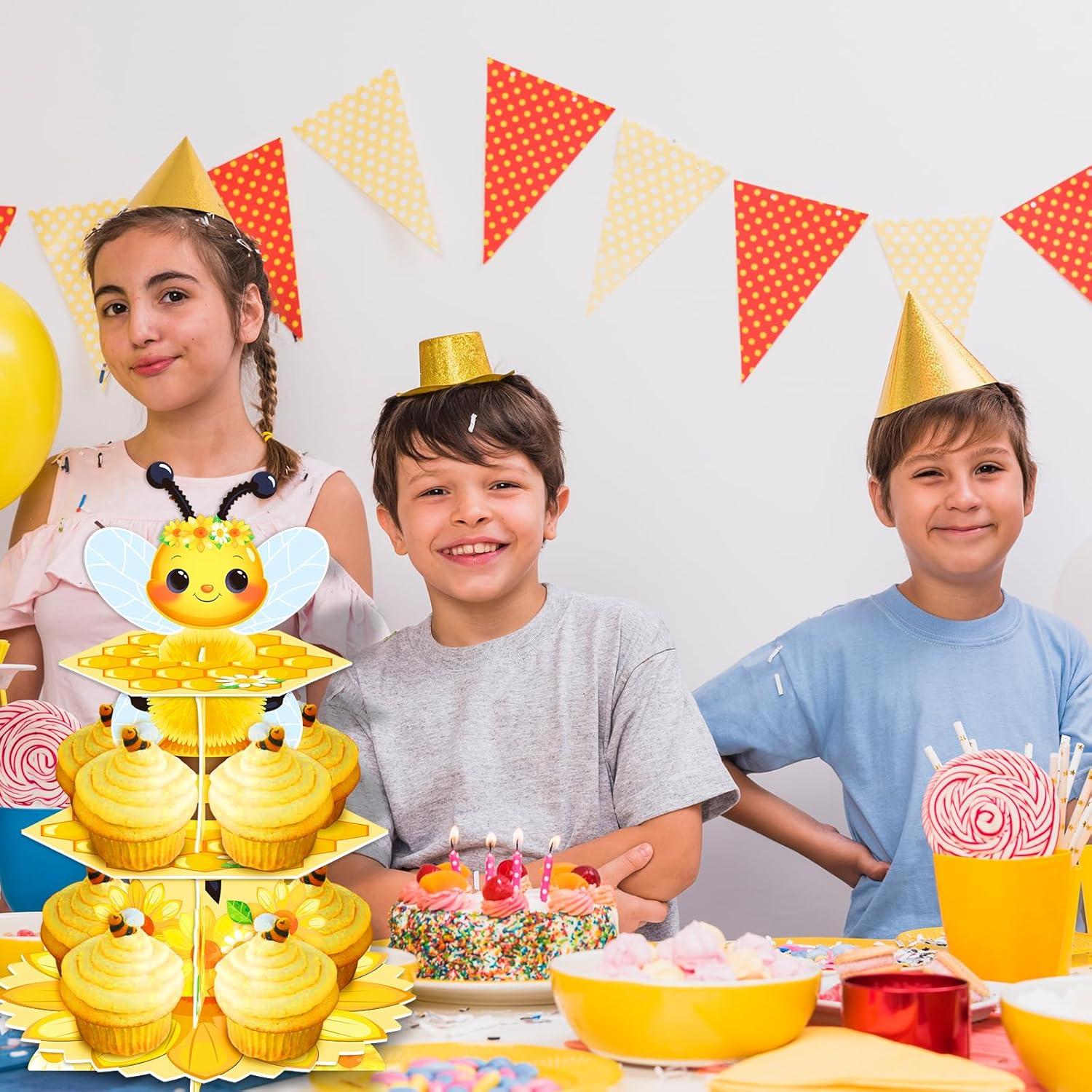 Soporte para Cupcakes de Abeja WEEPA 3 Niveles Decoración Fiesta
