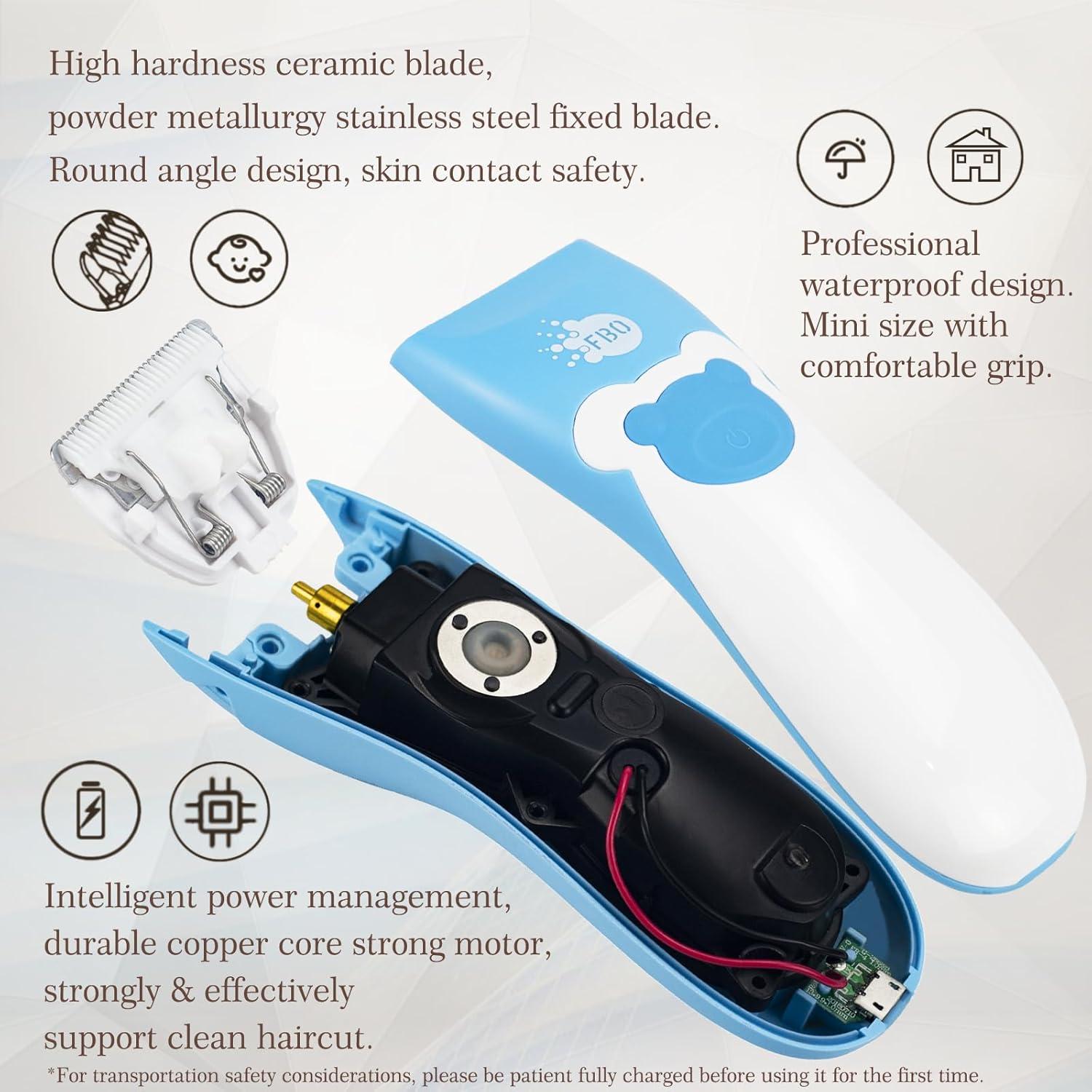 Cortadora de Cabello FBO G-1555 - Silenciosa y Recargable