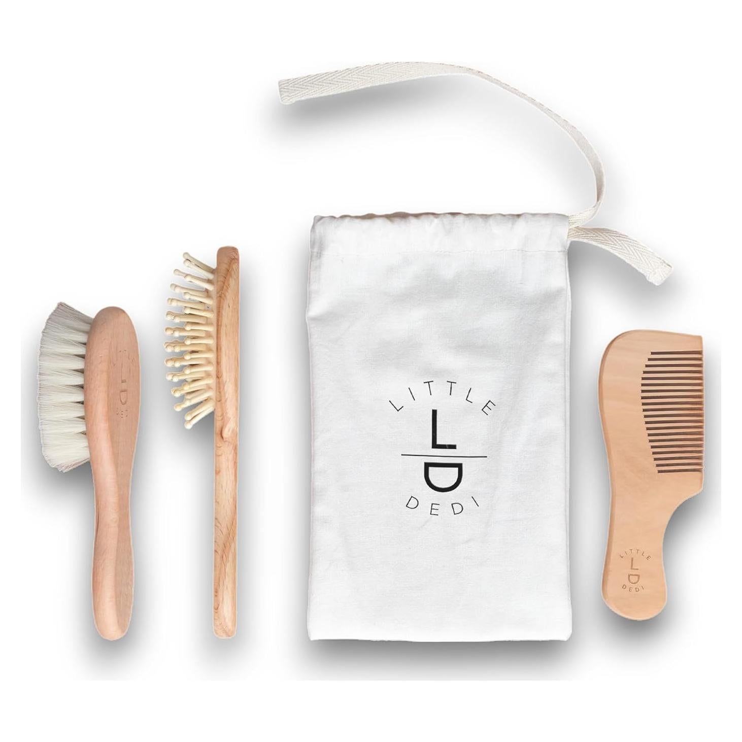 Juego de Cepillos y Peines para Bebés Evteks - Cuidado Suave