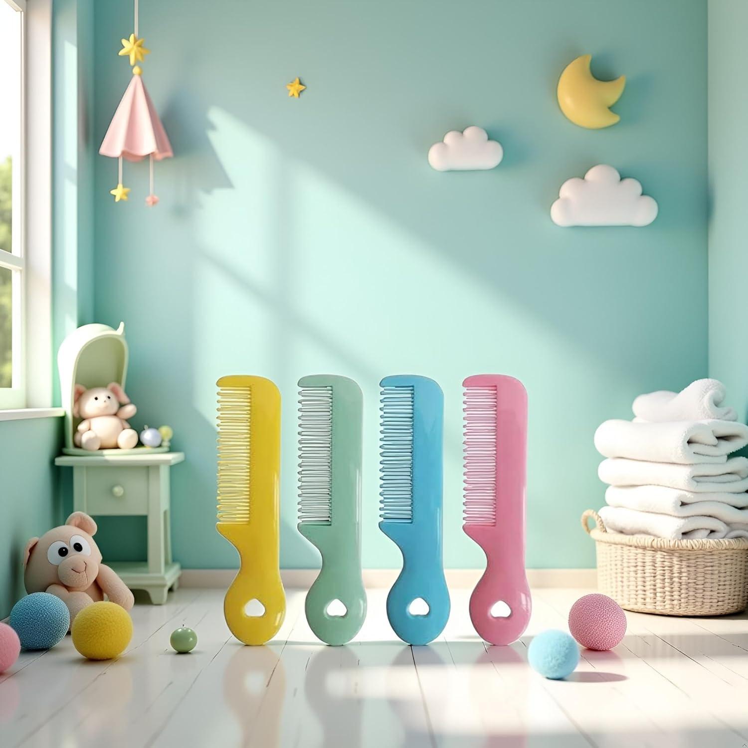 Set de 4 Cepillos para Bebé Xinjincang con Puntas Coloridas