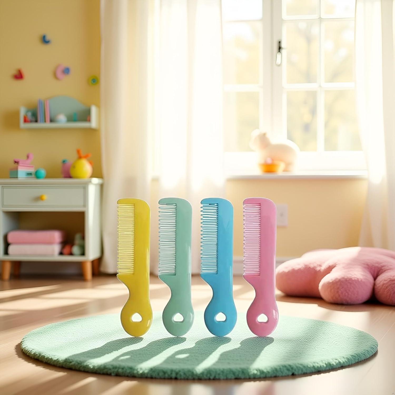 Set de 4 Cepillos para Bebé Xinjincang con Puntas Coloridas