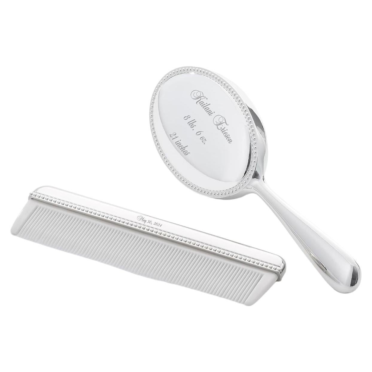 Set de Cepillo y Peine Personalizado para Bebé Cosas Recordadas