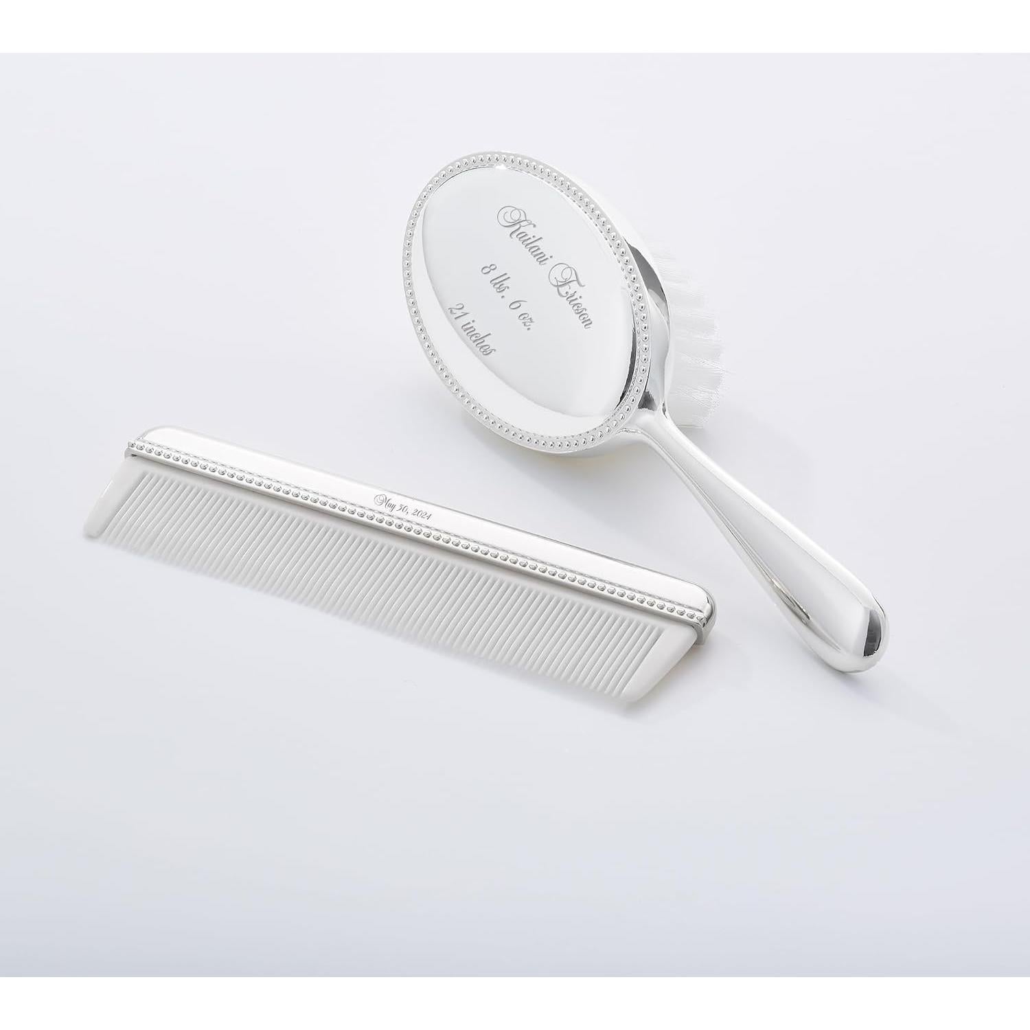 Set de Cepillo y Peine Personalizado para Bebé Cosas Recordadas