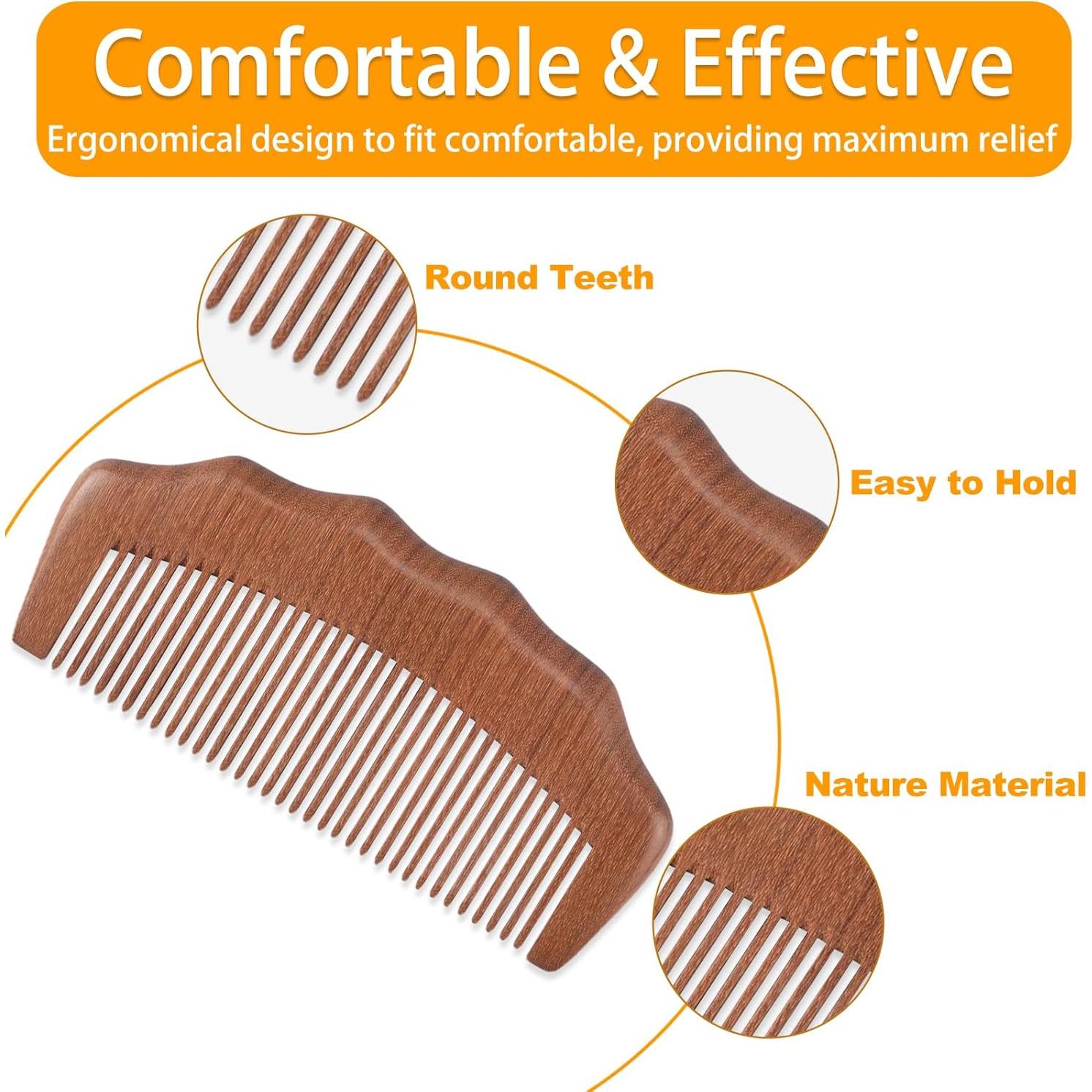 Peine de Madera Natural NICECRAFT para Parto y Cuidado Posparto