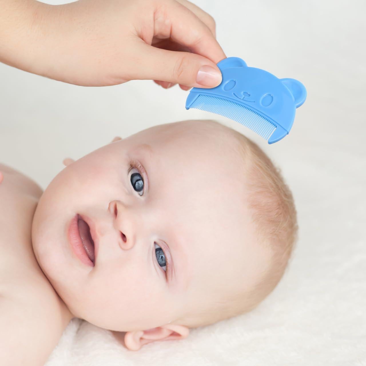 Peines para Bebé VOSAREA 2pcs Oso - Cuidado Suave Costra Cuna