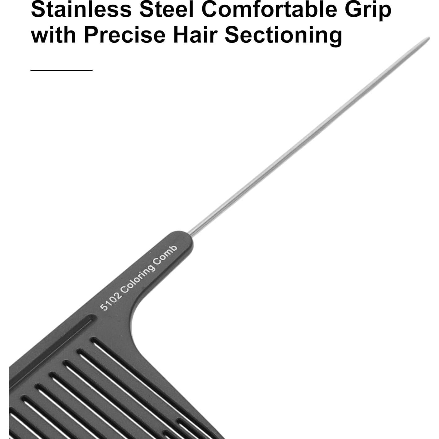 Peine Profesional VOCOSTE para Destacar Cabello Negro 21.3cm