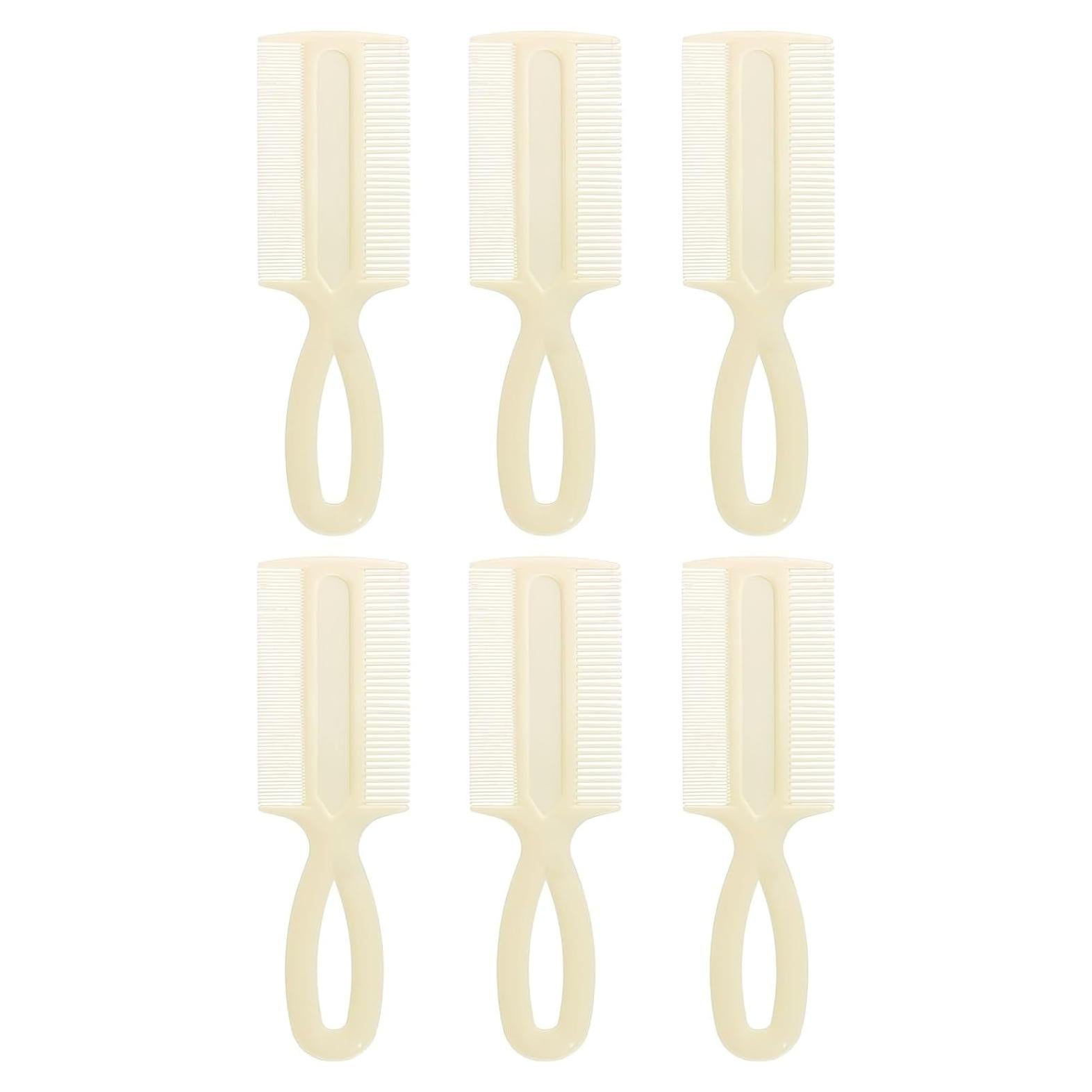 Peine Doble Cara Comfort Axis - 6 Piezas, Dientes Finos