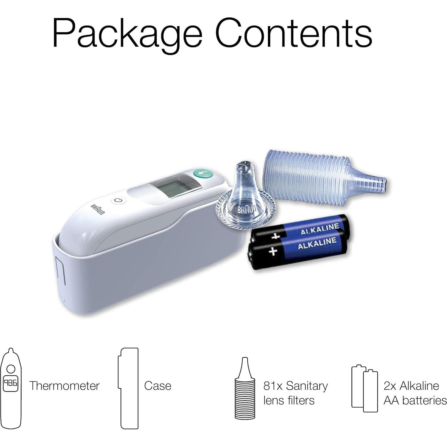 Termómetro de oído Braun ThermoScan 6 IRT6515 digital infrarrojo