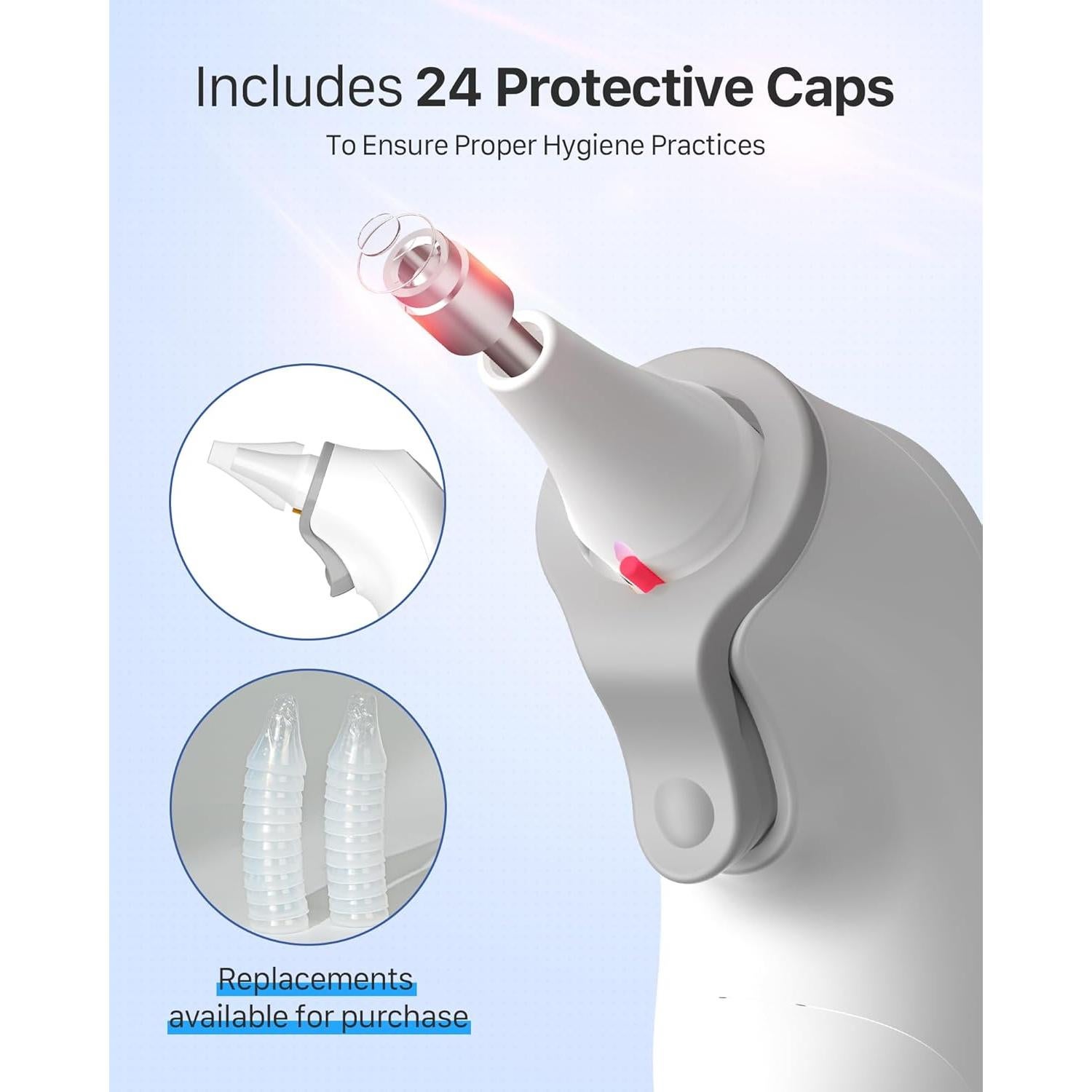 Termómetro de oído Femometer Family DET-1015, 30 memorias, 1s