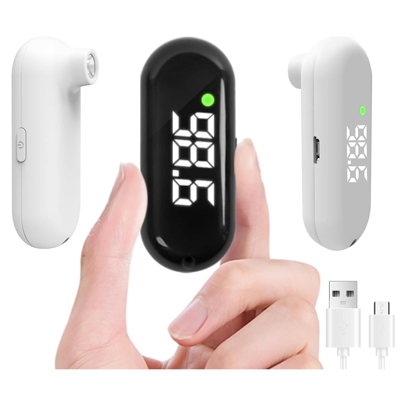 Termómetro Digital Infrarrojo MAHERO ACMC Recargable Negro