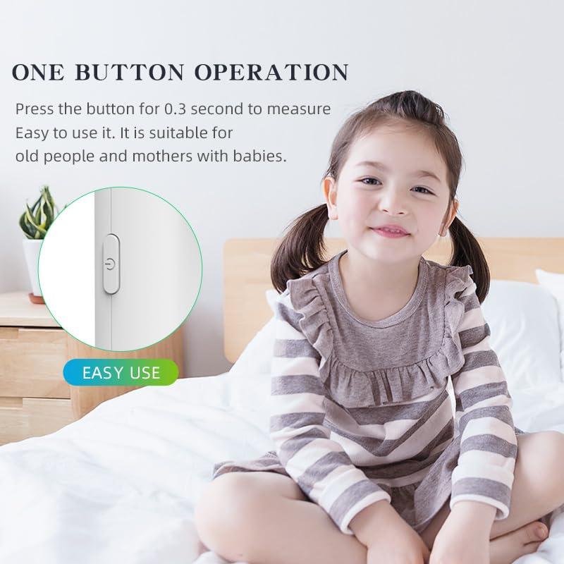 Termómetro Digital Infrarrojo MAHERO ACMC Recargable Negro