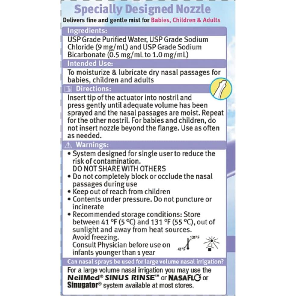 Spray Salino Pediátrico NeilMed Pediamist 74.8 ml