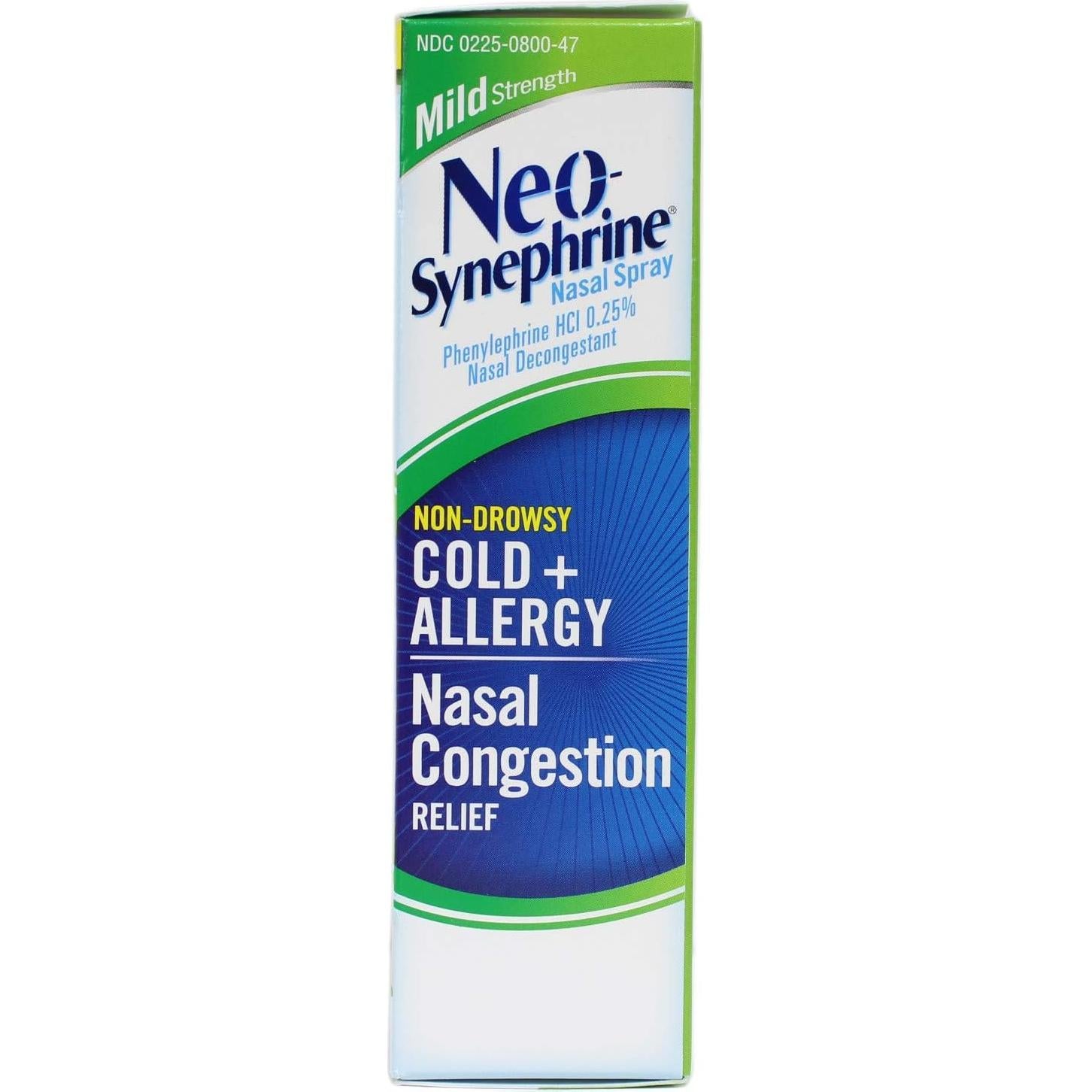Spray Nasal Neo-Synephrine Suave 4x14.79ml Alivio Congestión