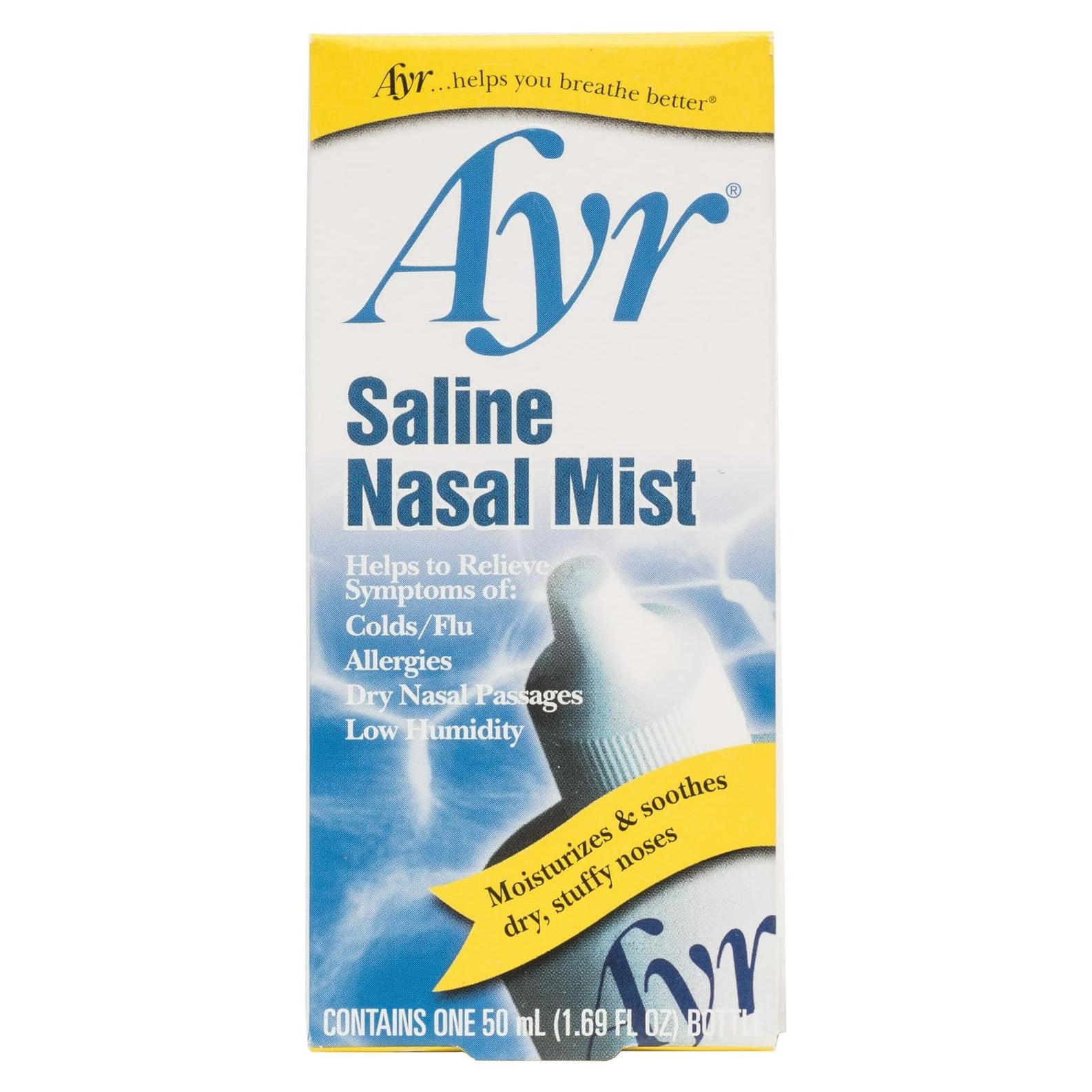 Ayr Rocío Nasal Salino 3 Botellas Spray 50 ml