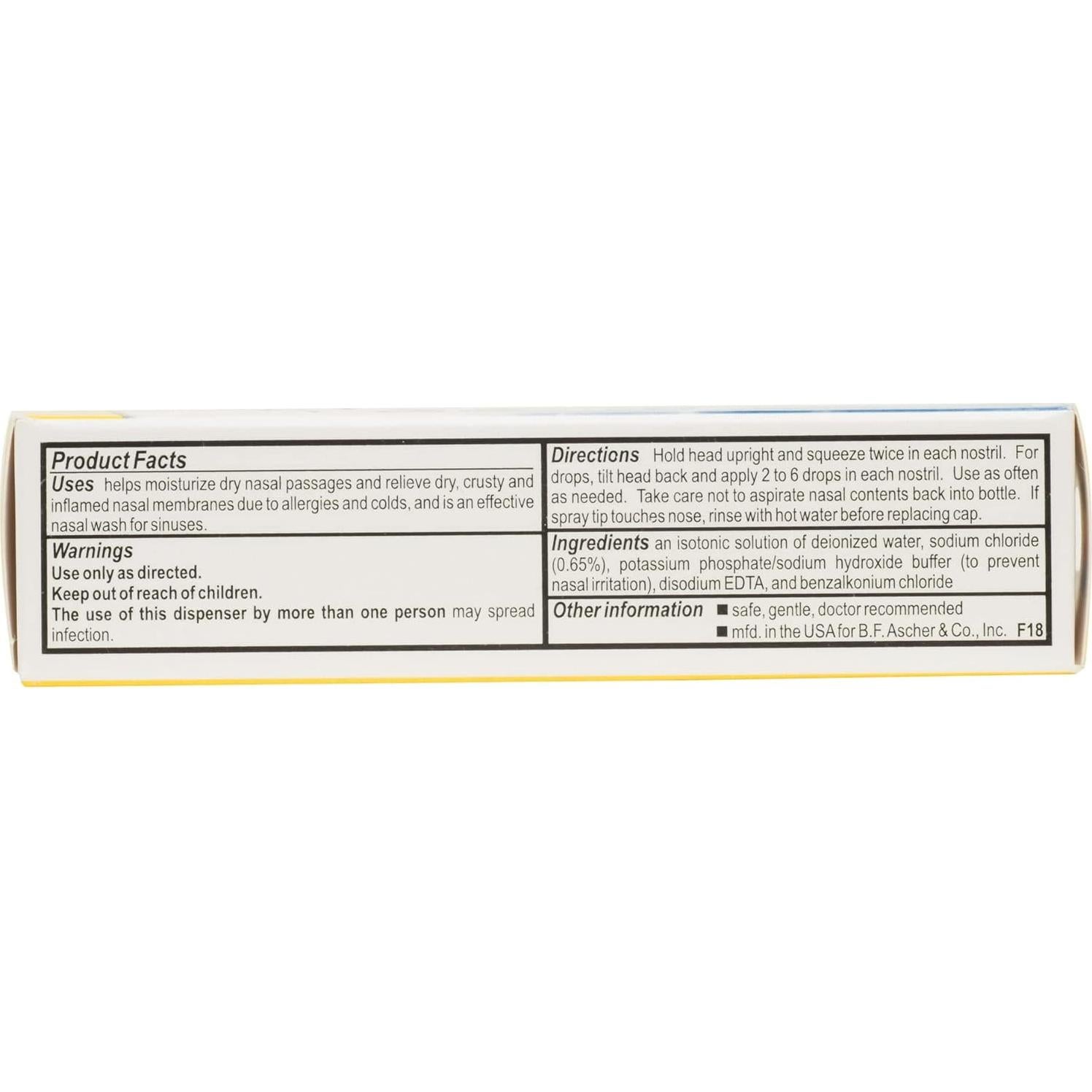 Ayr Rocío Nasal Salino 3 Botellas Spray 50 ml