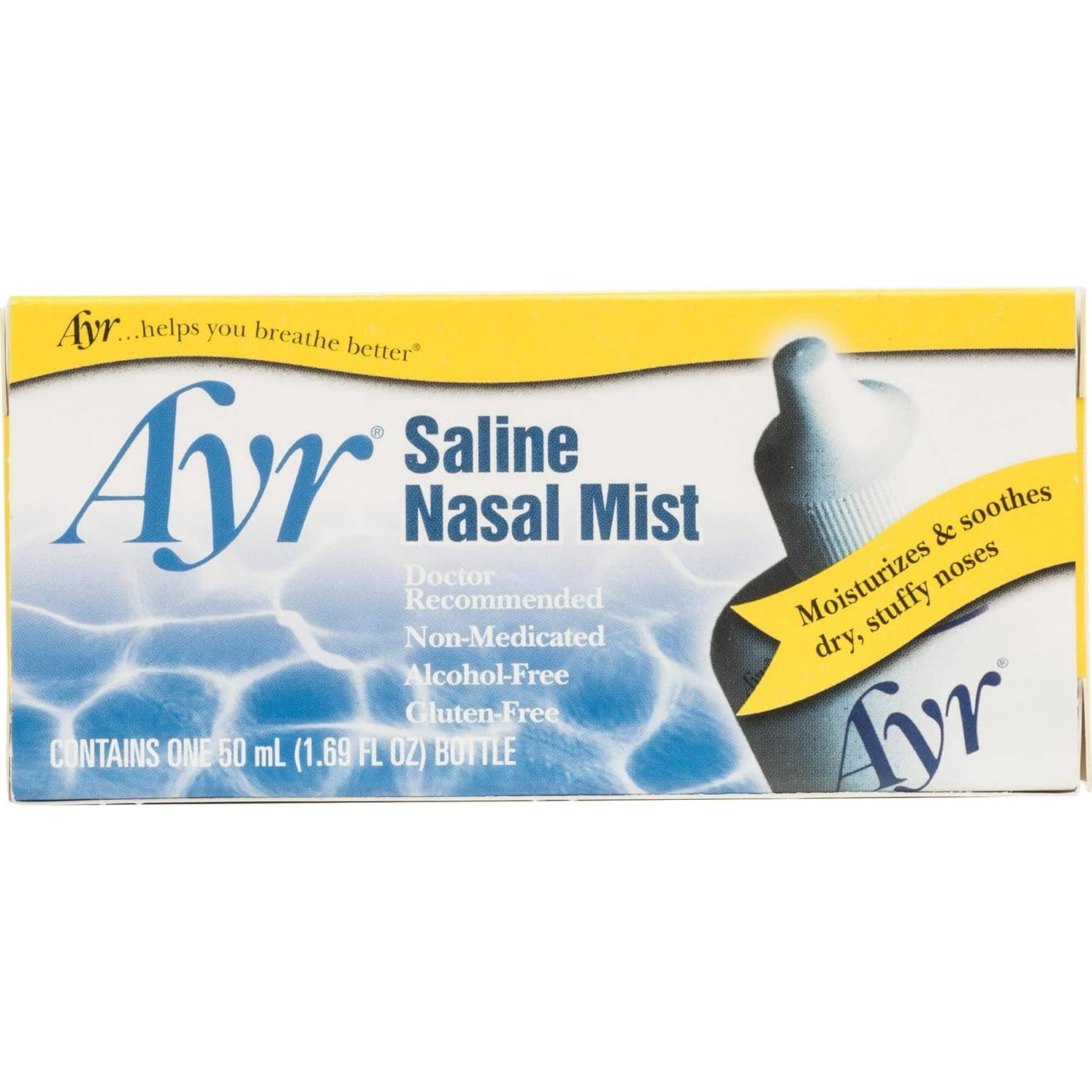 Ayr Rocío Nasal Salino 3 Botellas Spray 50 ml