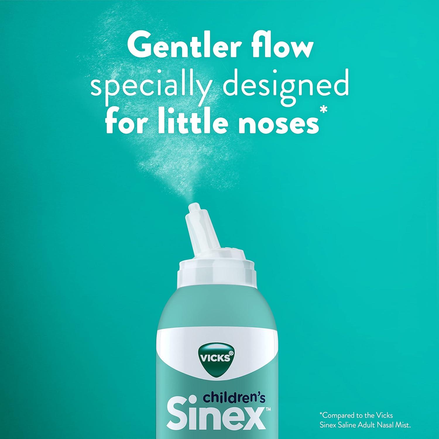 Spray Nasal Salino Vicks Sinex para Niños 142g x 2