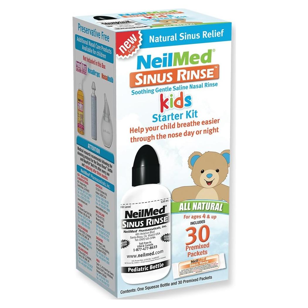 Kit de Inicio NeilMed Sinus Rinse Pediátrico 30 Paquetes
