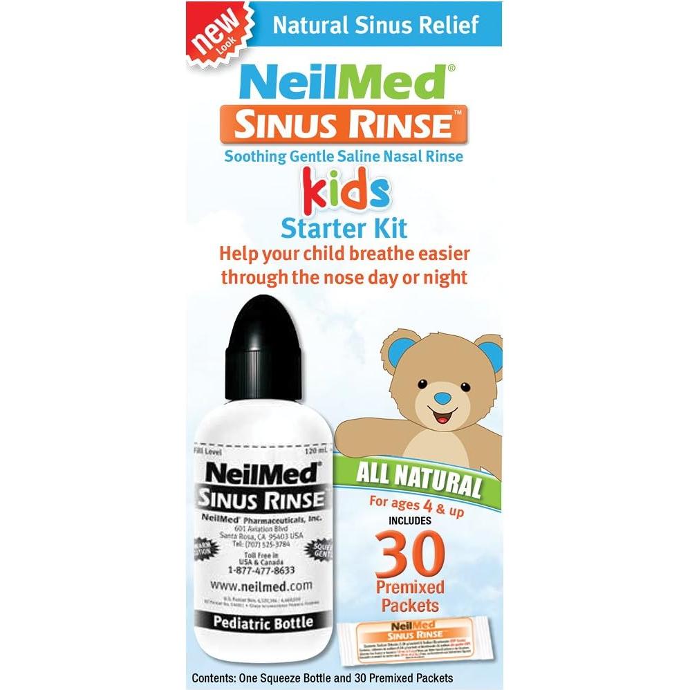Kit de Inicio NeilMed Sinus Rinse Pediátrico 30 Paquetes