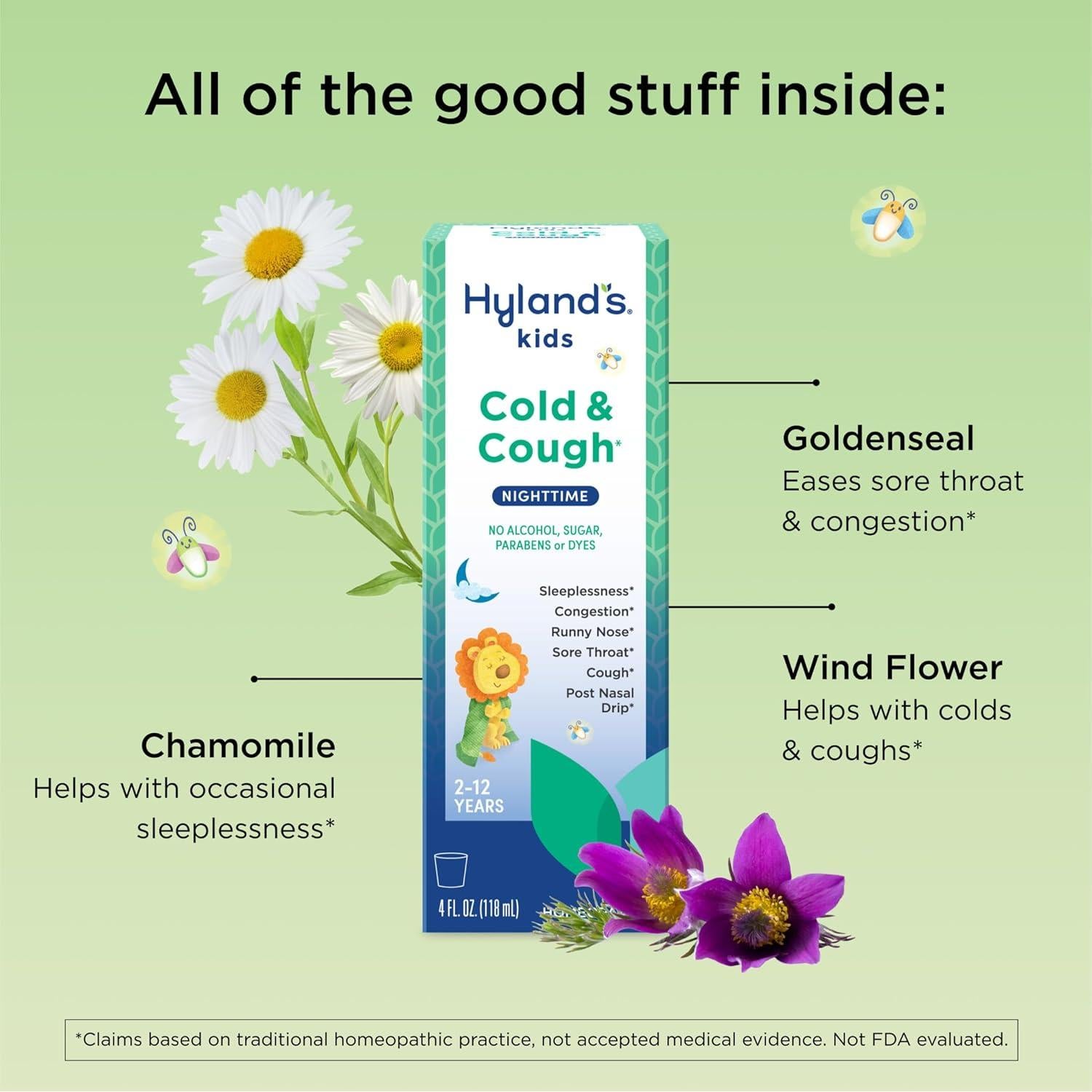 Jarabe para la tos y resfriado Hyland's 118 ml - Niños 2 años+