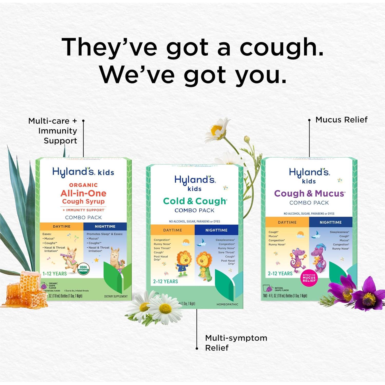 Jarabe para la tos y resfriado Hyland's 118 ml - Niños 2 años+