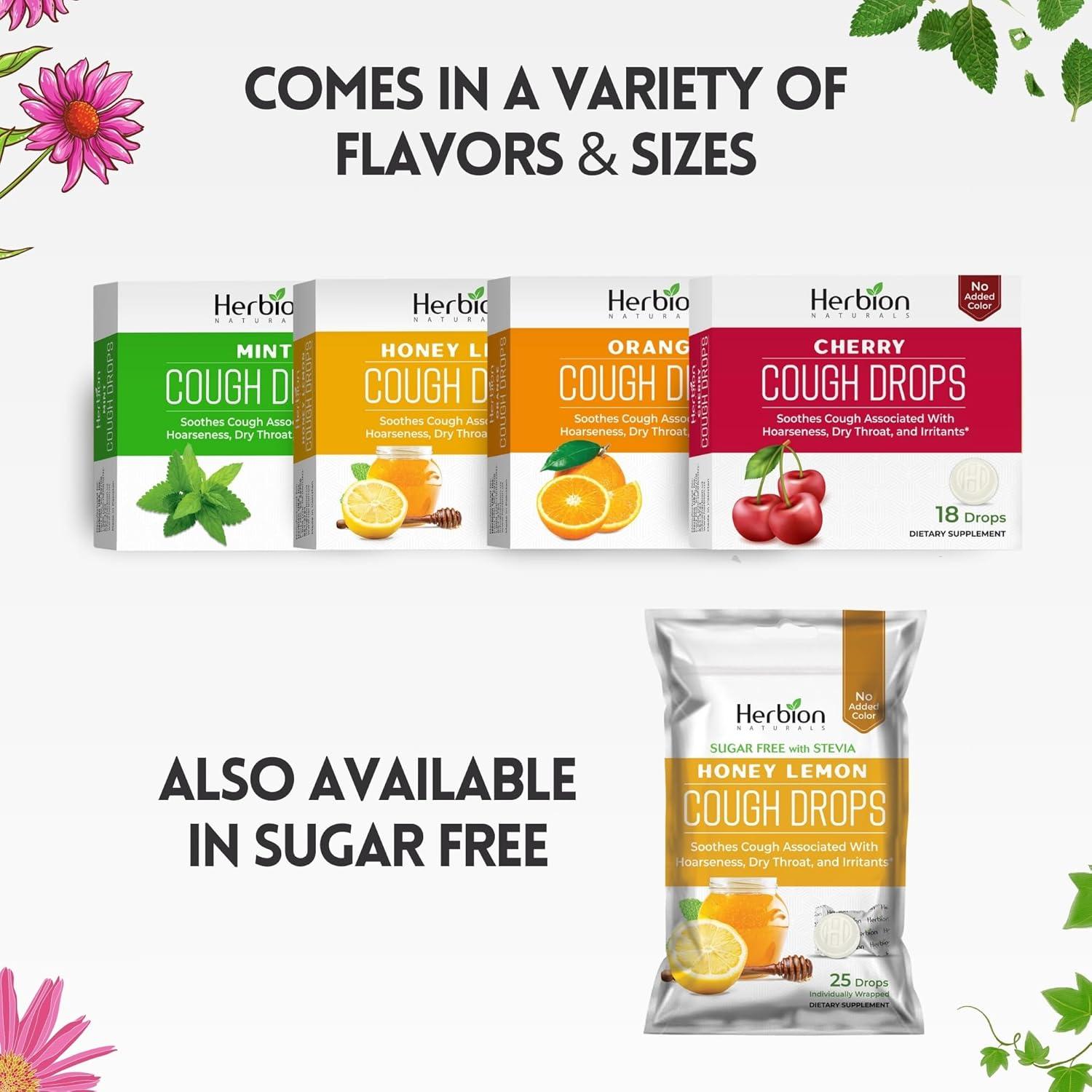 Caramelos para la Tos Herbion Naturals Miel Limón 18 Unidades