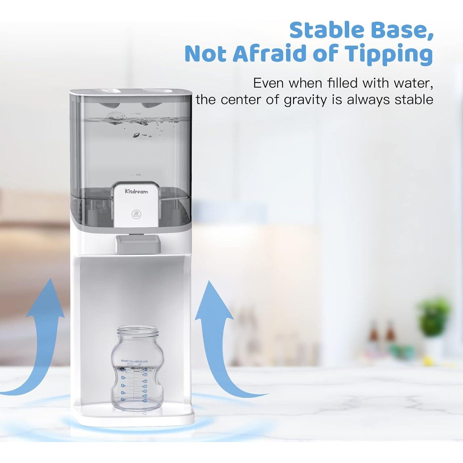 Calentador de Agua Instantáneo Kisdream 1.6L con Termostato 24h