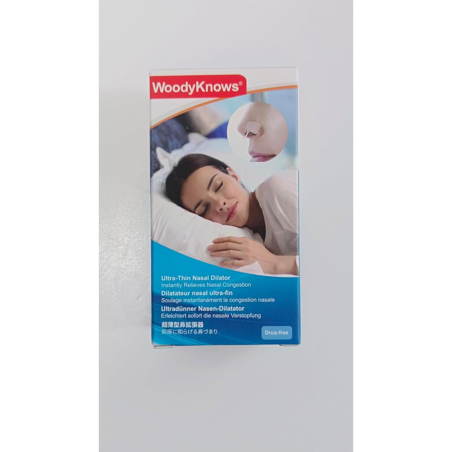 Dilatador Nasal WoodyKnows Ultra Delgado S/M/L - Alivio Congestión