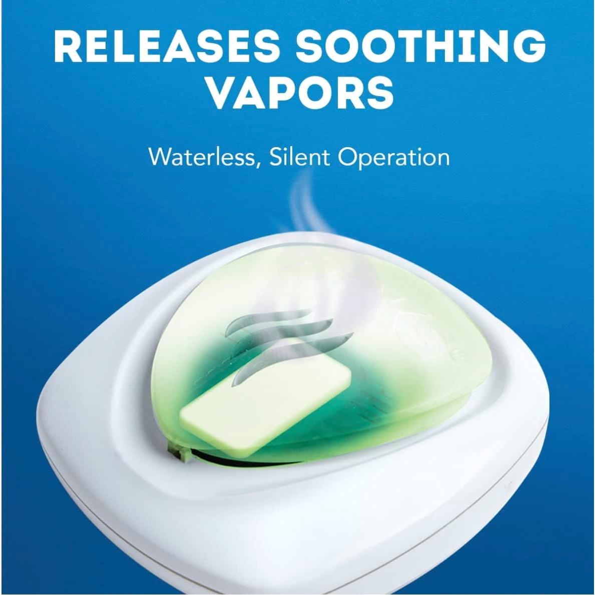 Vicks Vaporizador Sin Agua V1900 con 5 Almohadillas Aromáticas