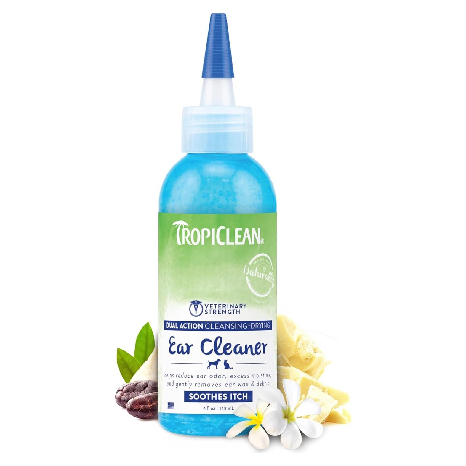 Limpiador de Oídos para Perros y Gatos TropiClean 113ml