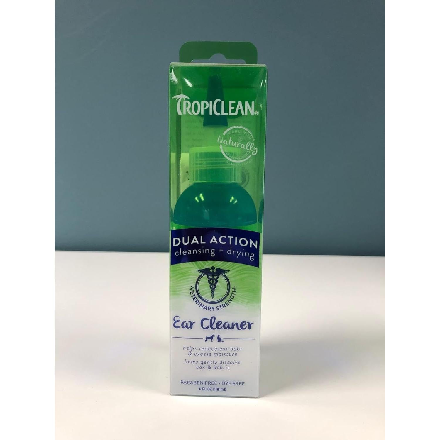 Limpiador de Oídos para Perros y Gatos TropiClean 113ml