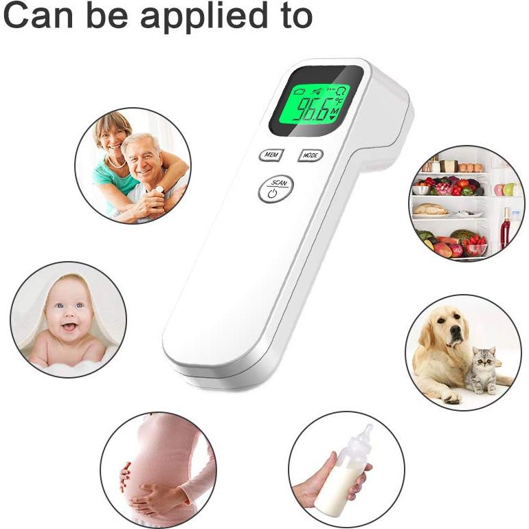 Termómetro Digital Infrarrojo ULBRE X5 Sin Contacto 20 Memorias