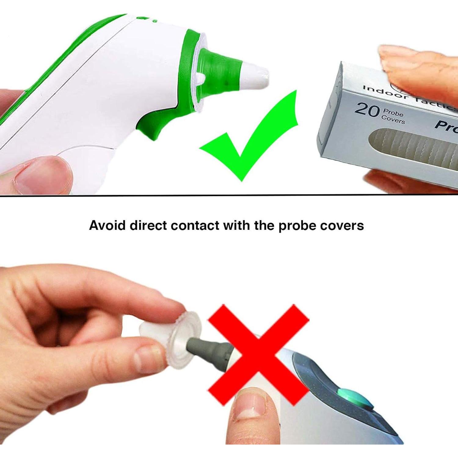 200 Cubiertas de Probe para Termómetro de Oído Braun - Desechables