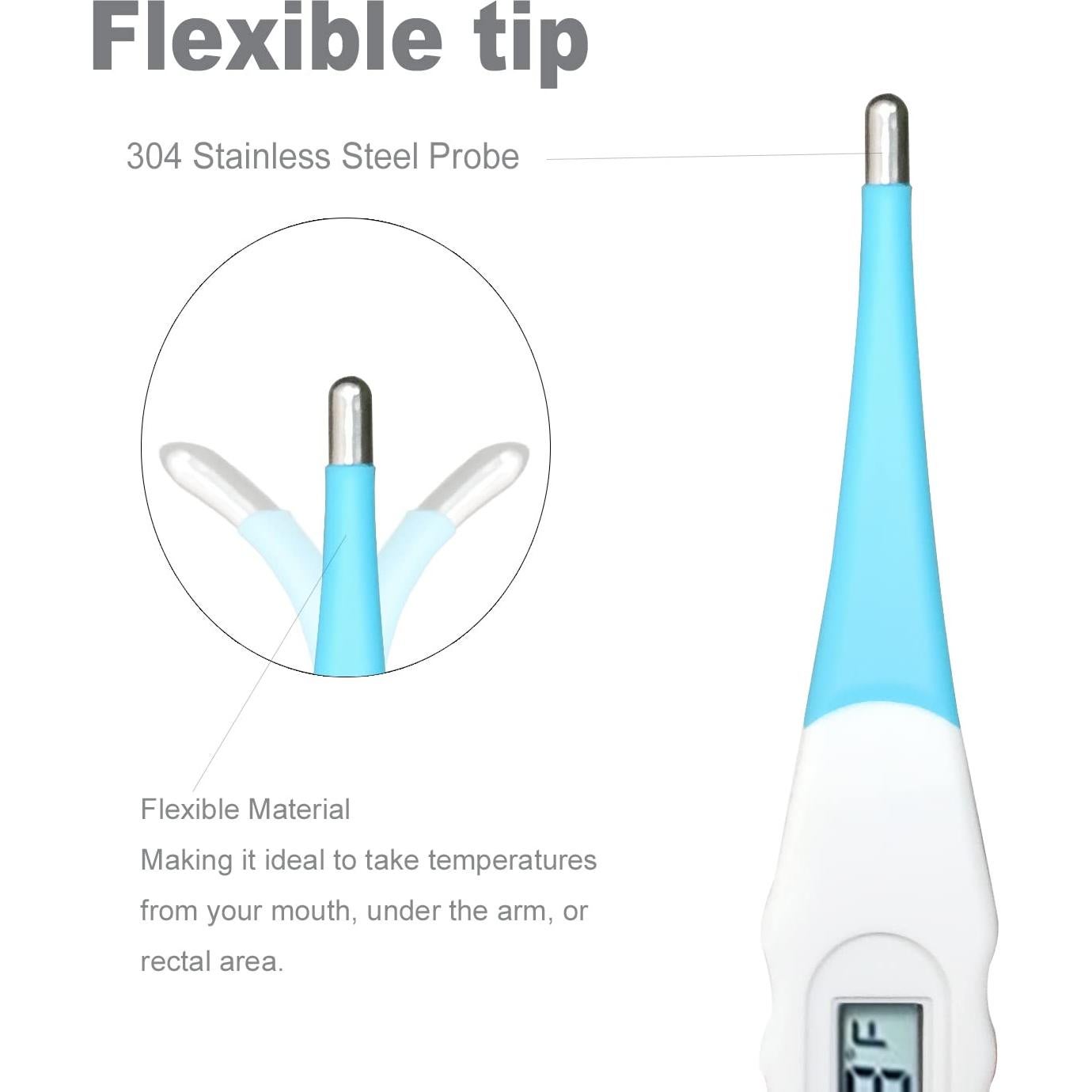 Termómetro Digital Oral BESTWYA 4 Piezas con Baterías LR41