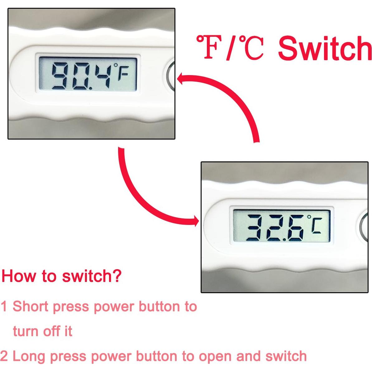 Termómetro Digital Oral BESTWYA 4 Piezas con Baterías LR41